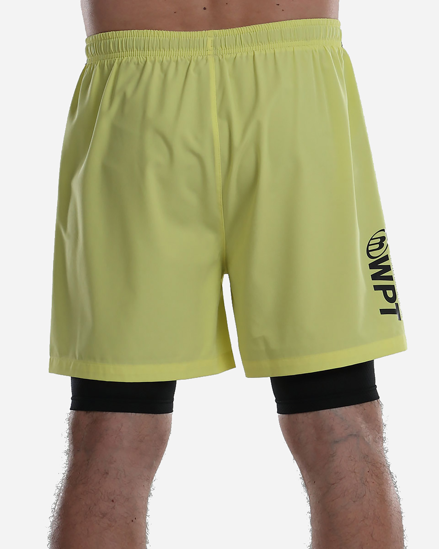 Pantaloncini tennis BULLPADEL LIRIO 2IN1 M - Giallo - 3 | Cisalfa Sport