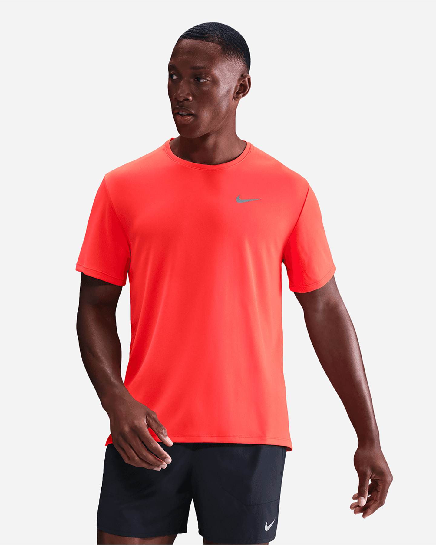 T-shirt running NIKE MILER M - Rosso - 0 | Cisalfa Sport