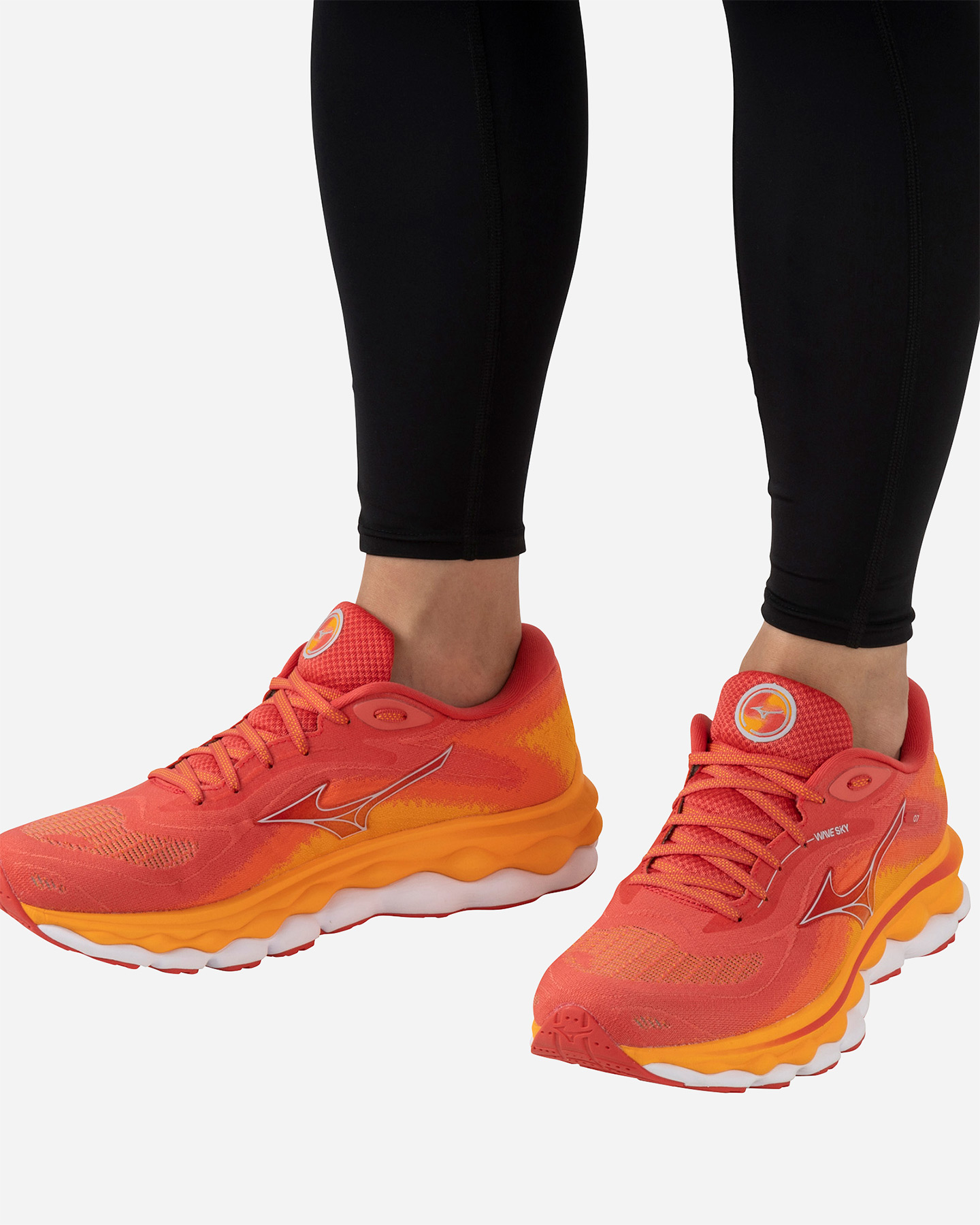 Scarpe running MIZUNO WAVE SKY 7 M - Arancione - 5 | Cisalfa Sport