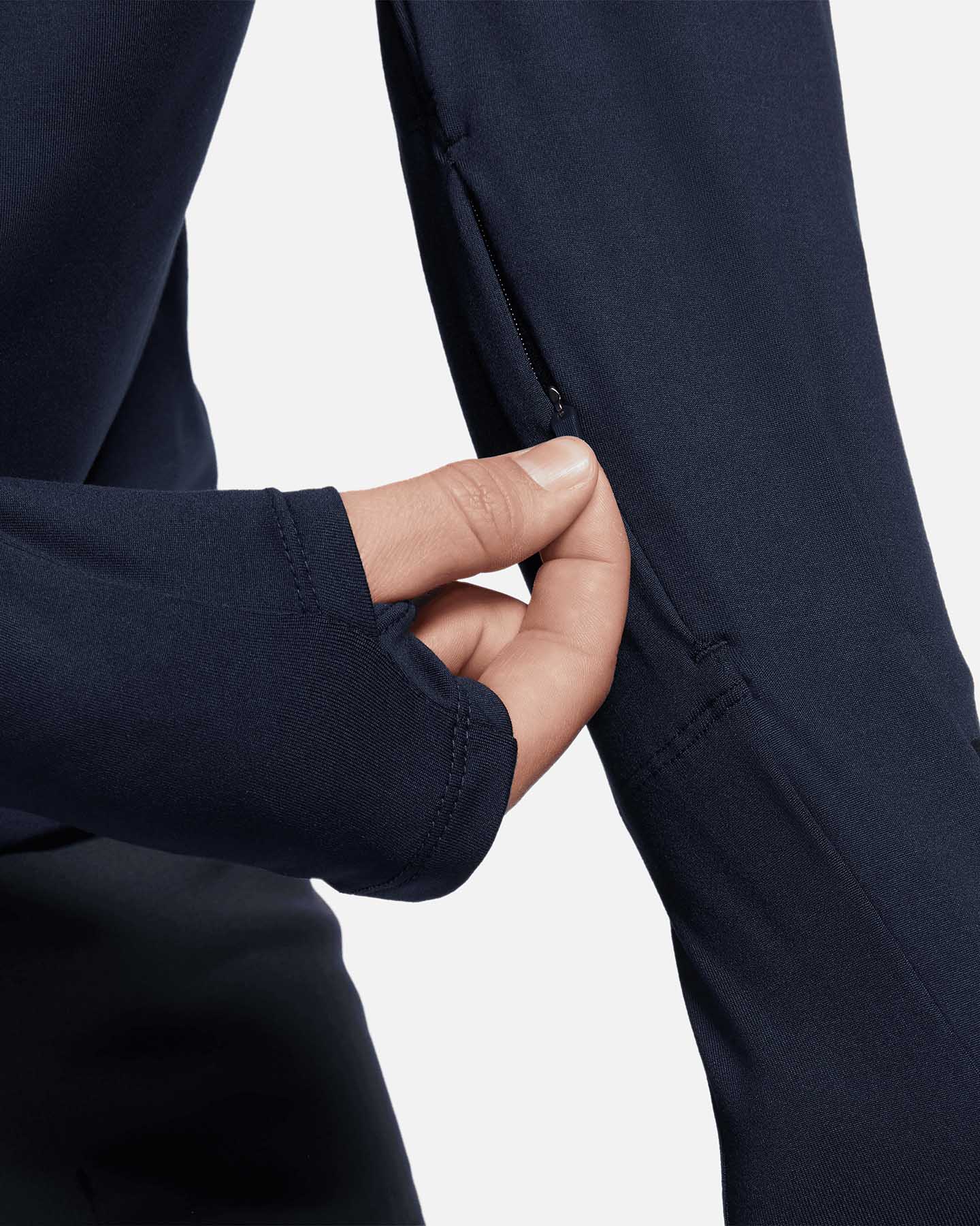 Maglia running NIKE DRI FIT TRAIL HOOD GPX TRAIL RUN M - Blu - 2 | Cisalfa Sport