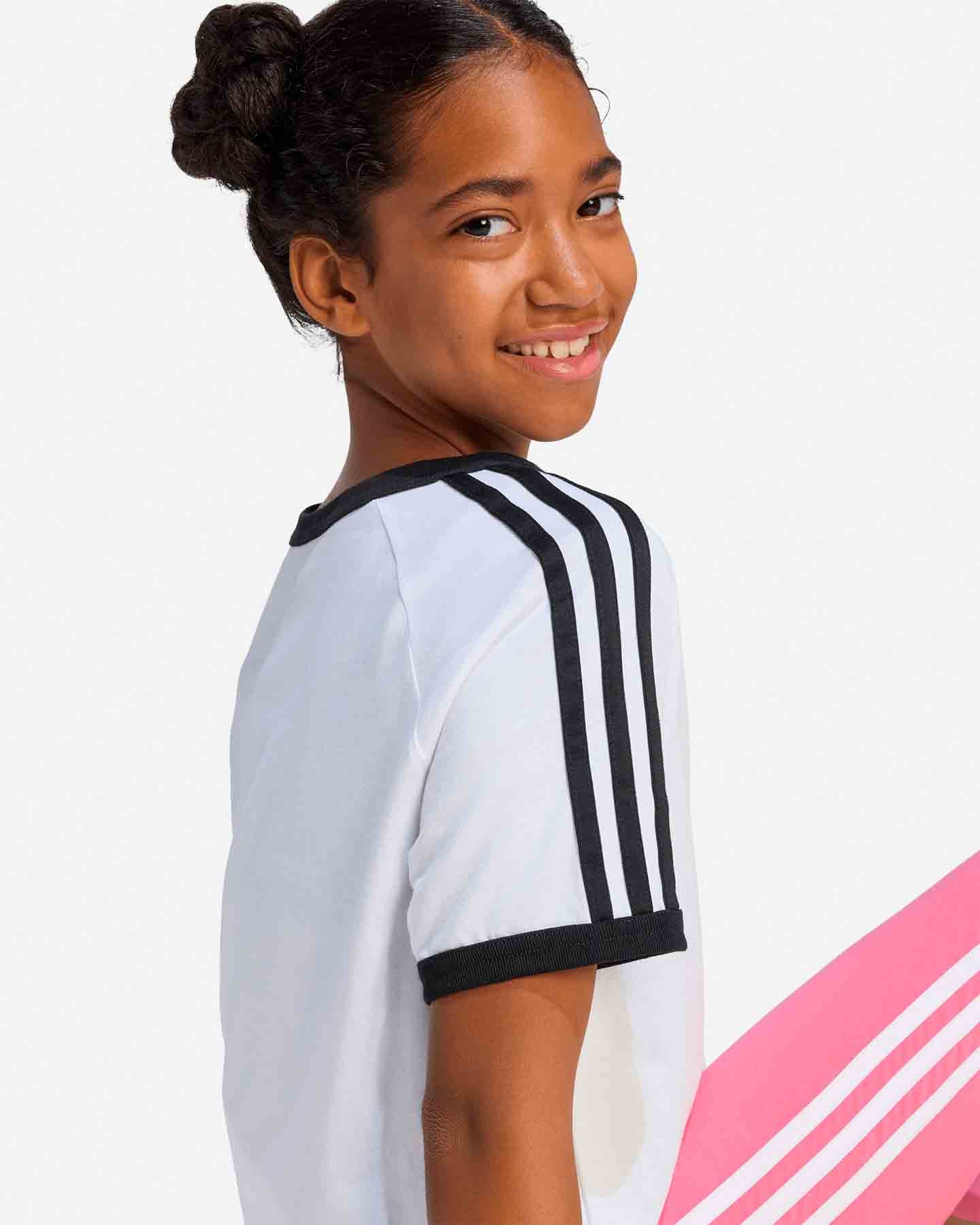 T-shirt ADIDAS 3STRIPES JR - Bianco - 5 | Cisalfa Sport
