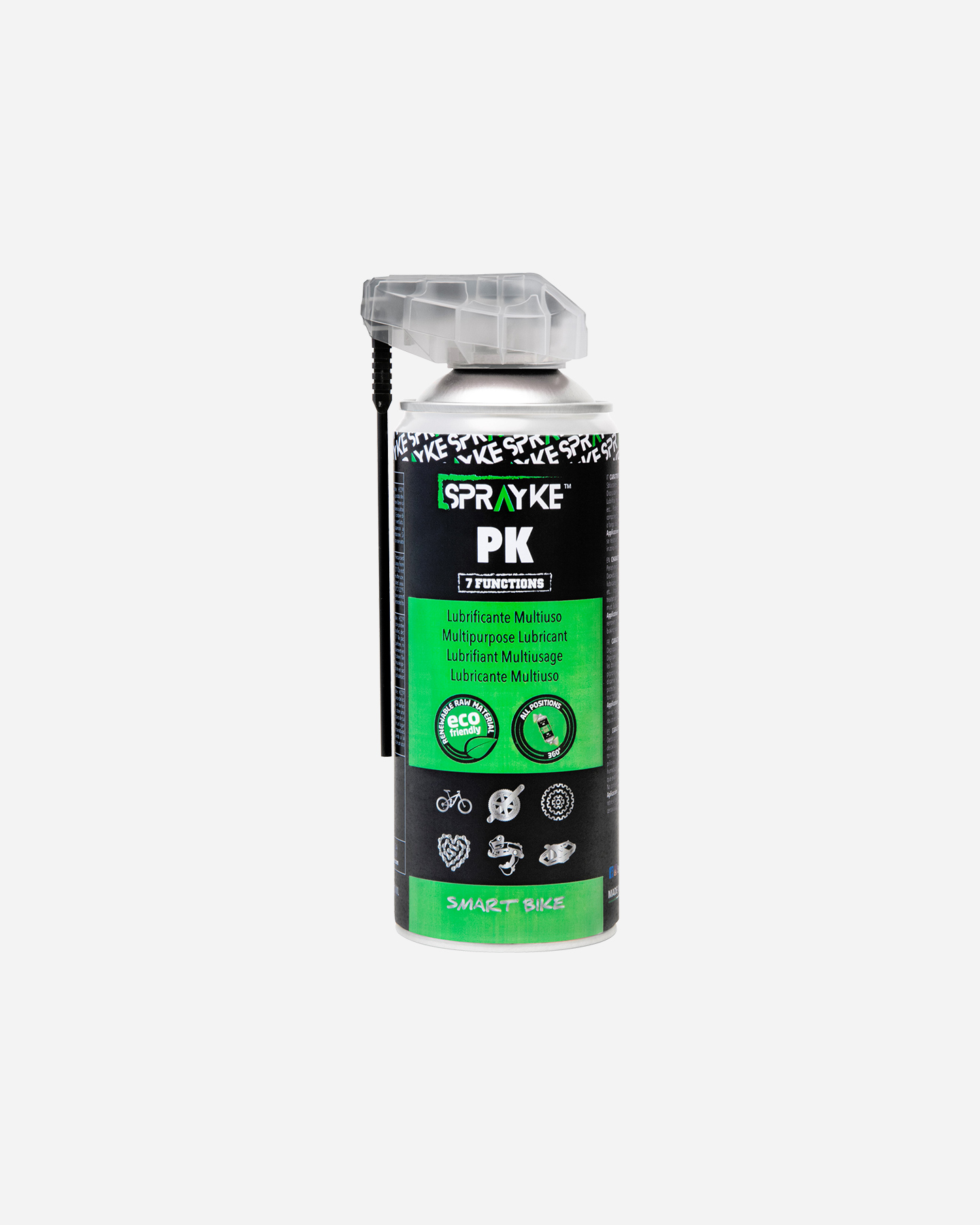 Spray BONIN SPRAYKE PK SMART LUBRIF MULTIUSO 400 ML  - Nero - 0 | Cisalfa Sport