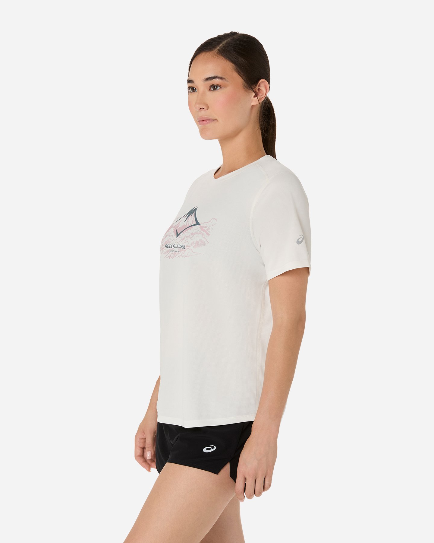 T-shirt running ASICS FUJITRAIL W - Beige - 1 | Cisalfa Sport