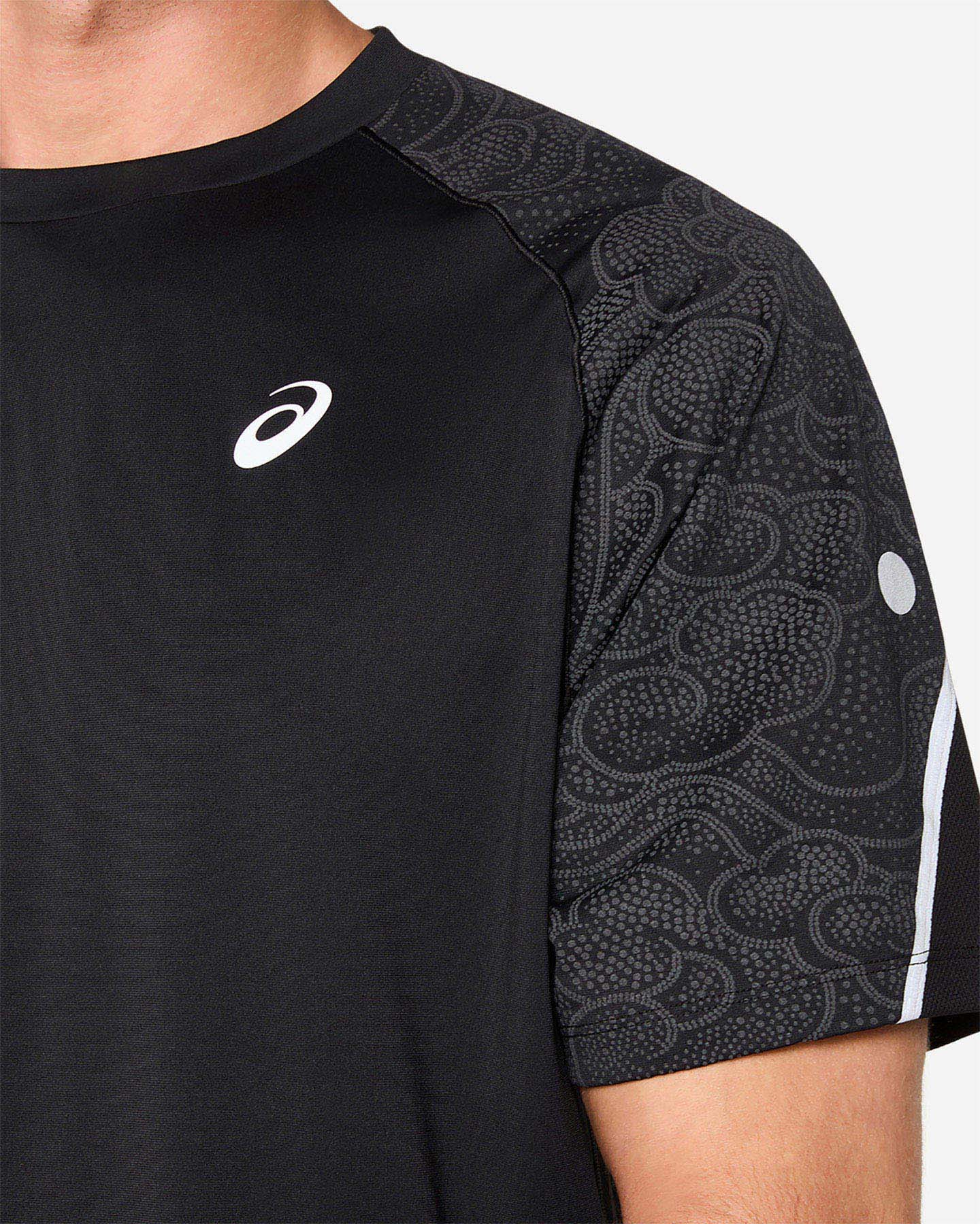 T-shirt running ASICS ROAD LITE-SHOW M - Nero - 5 | Cisalfa Sport