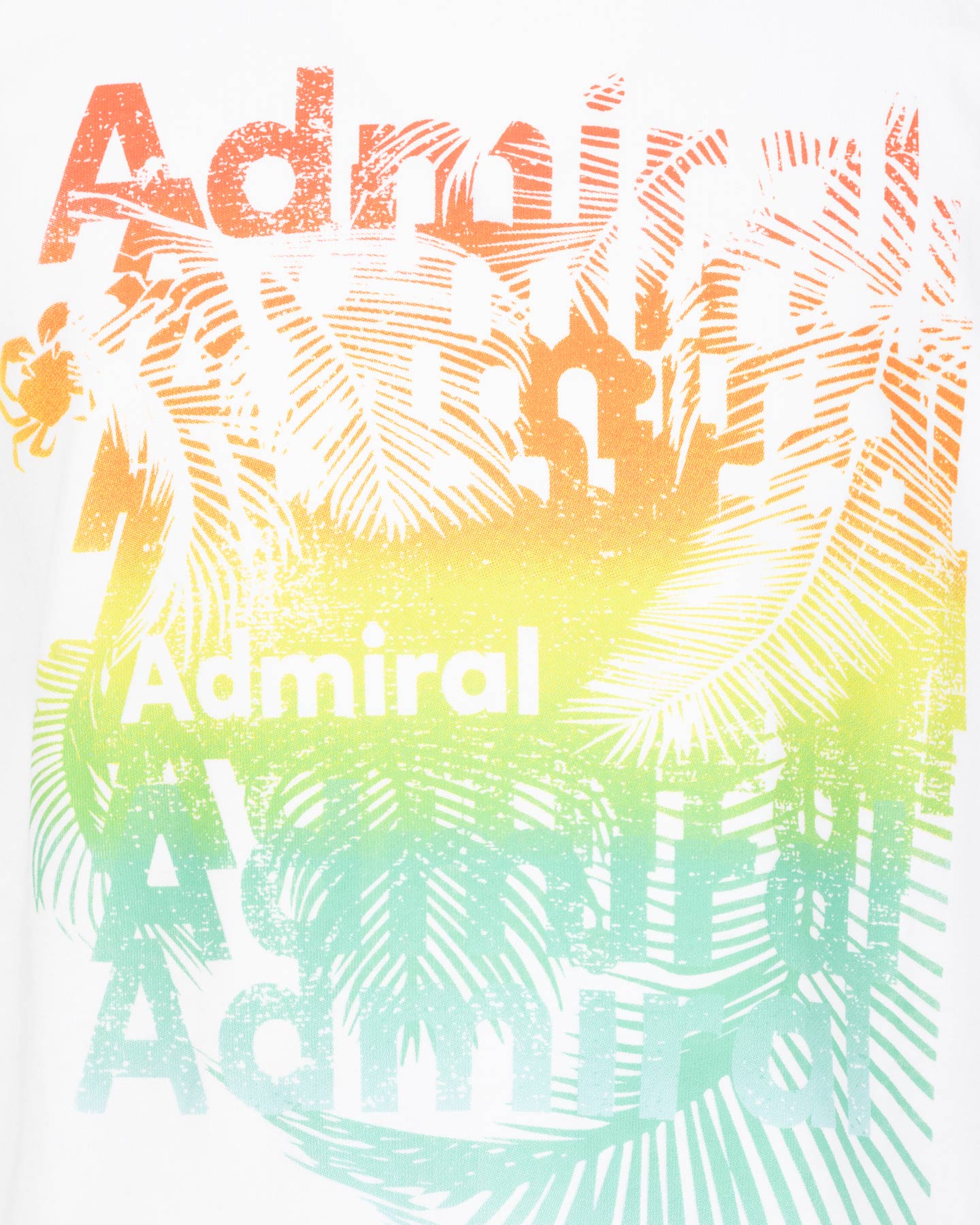 T-shirt ADMIRAL RAINBOW JR - Bianco - 2 | Cisalfa Sport