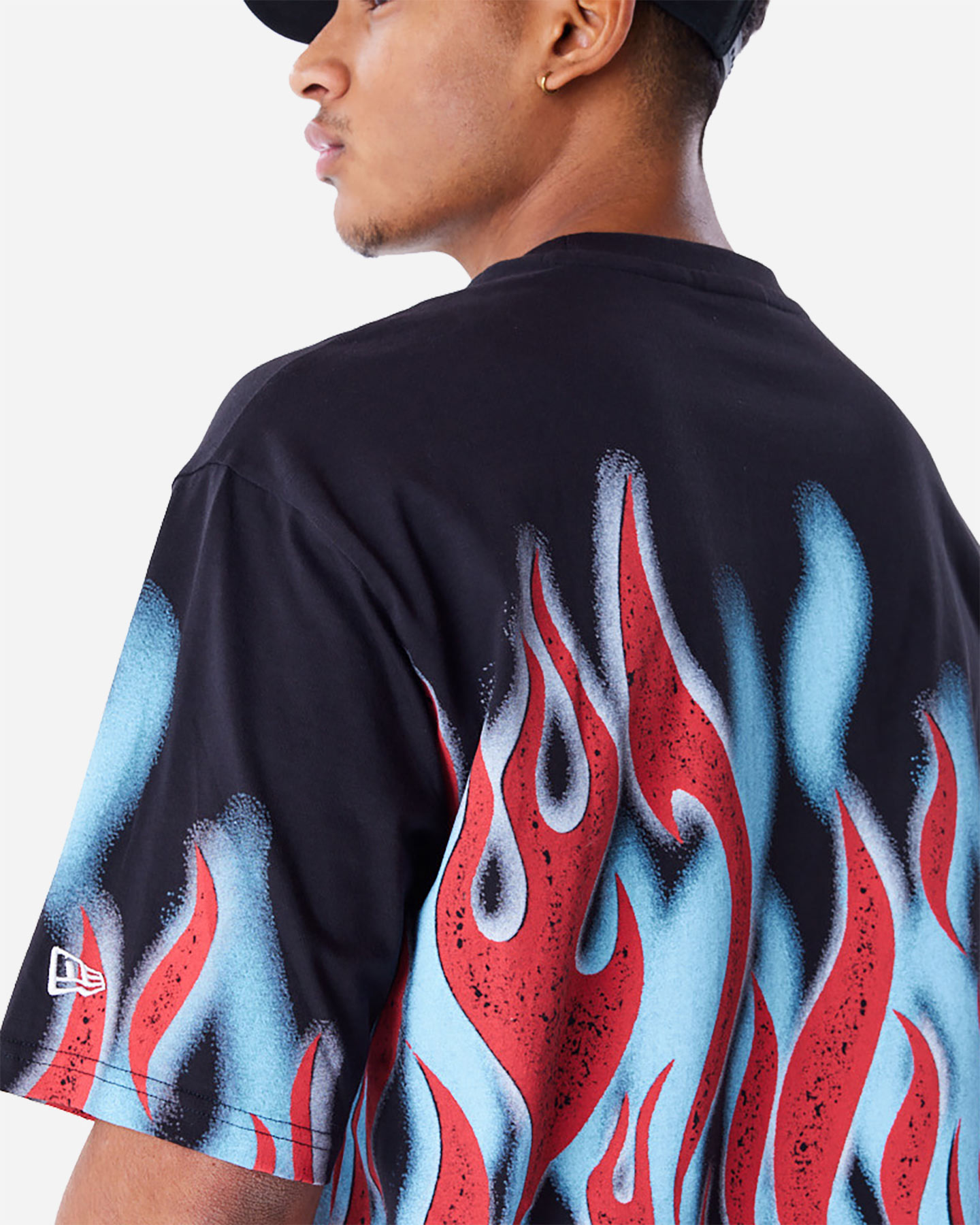 Abbigliamento basket NEW ERA FLAME BULLS M - Nero - 3 | Cisalfa Sport