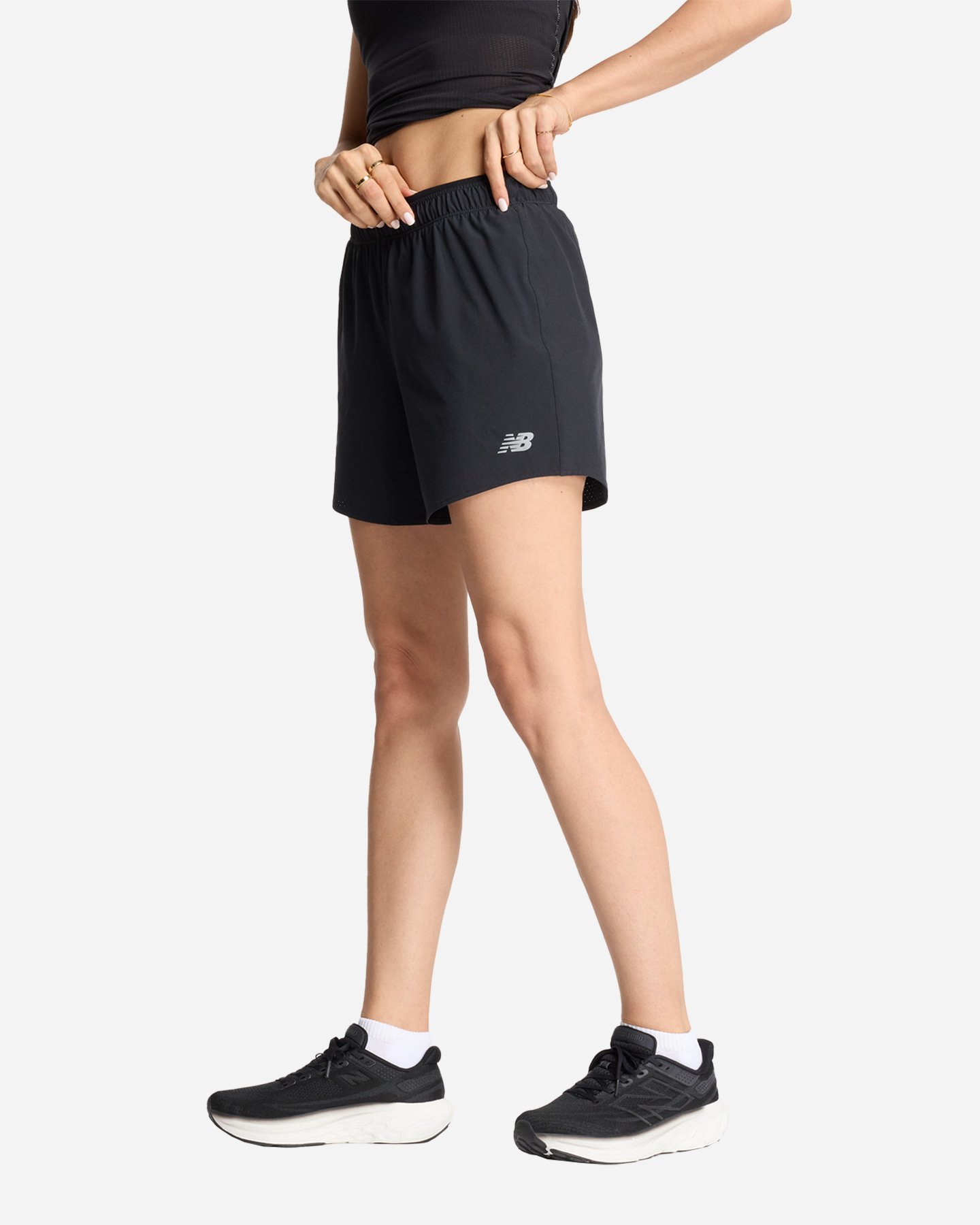 Short running NEW BALANCE SEAMLESS 5 W  - Nero - 1 | Cisalfa Sport