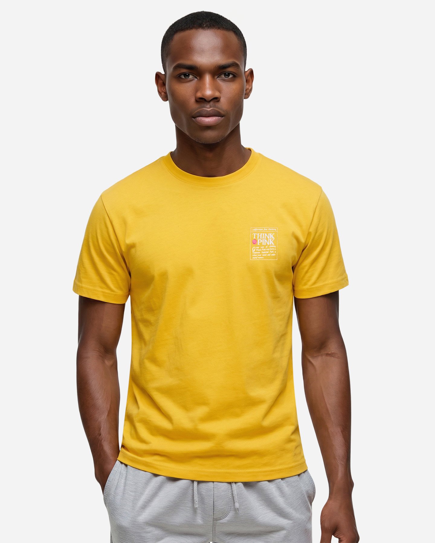 T-shirt THINK PINK GOPCORE M - Giallo - 2 | Cisalfa Sport