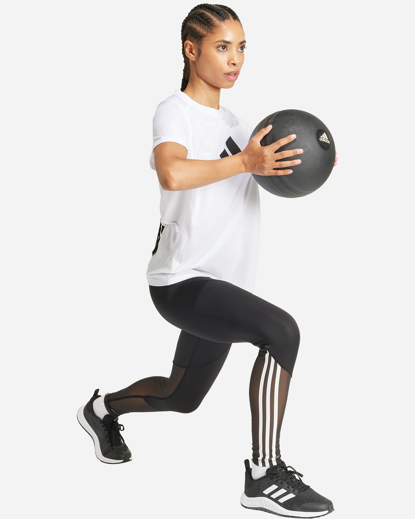 T-shirt training ADIDAS ESSENTIAL BIG LOGO W - Rosa - 3 | Cisalfa Sport