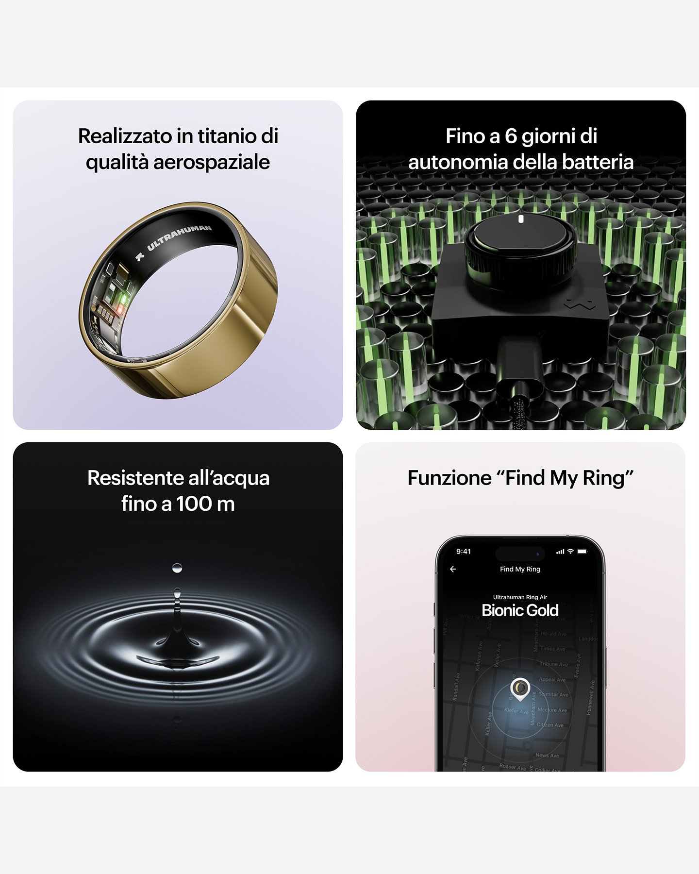 Fitness tracker ULTRAHUMAN AIR  - Oro - 4 | Cisalfa Sport