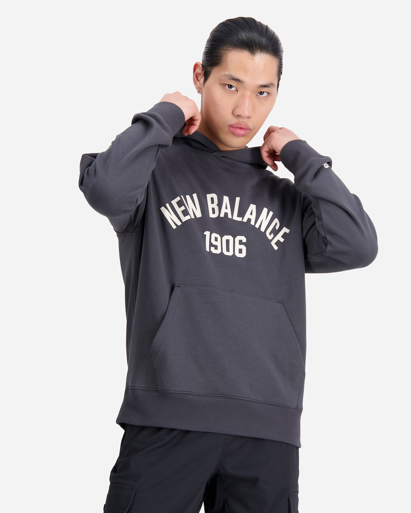 Felpa NEW BALANCE ESSENT VARSITY M - Grigio - 1 | Cisalfa Sport