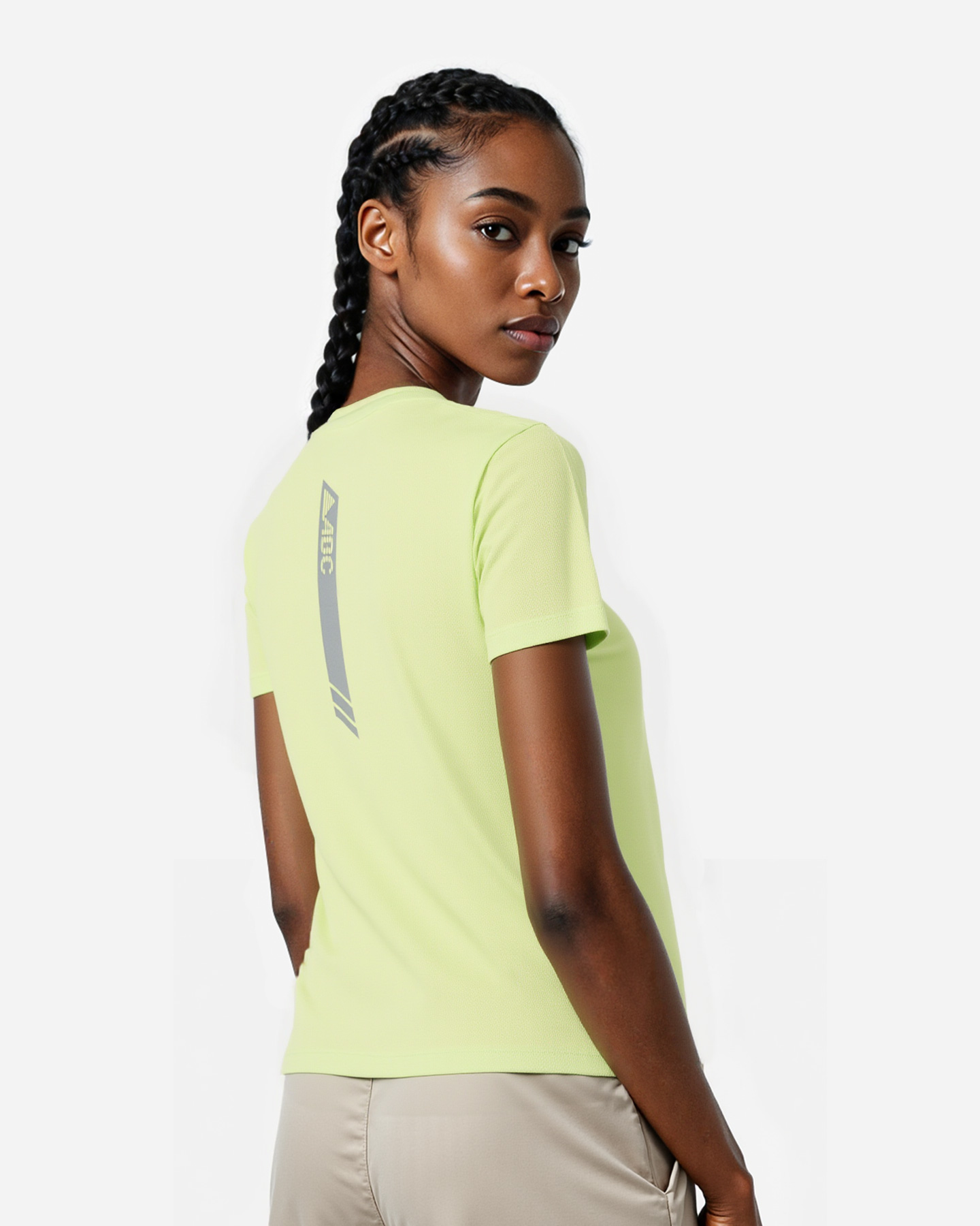 T-shirt running ABC ESSENTIAL W - Verde - 4 | Cisalfa Sport