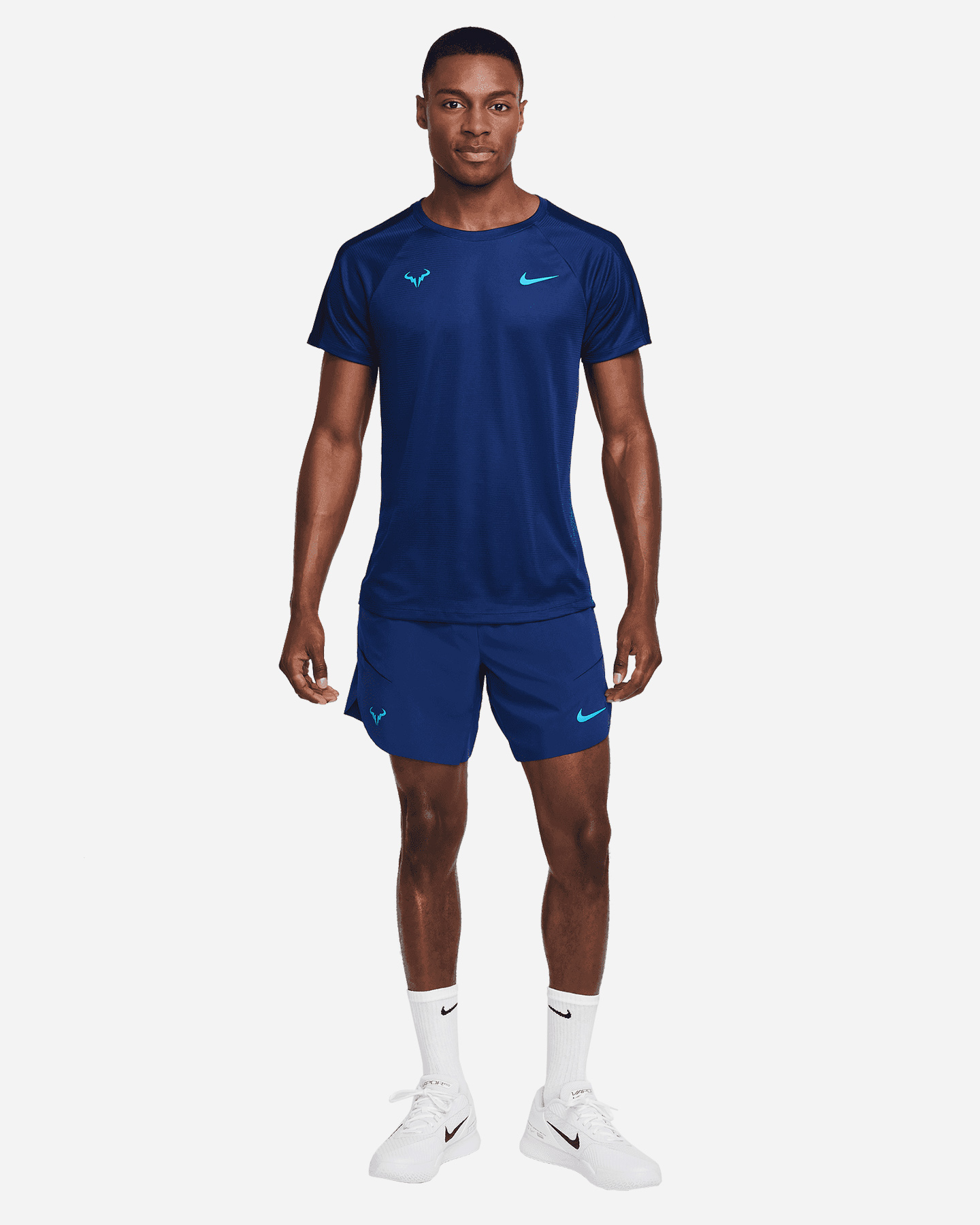 T-shirt tennis NIKE RAFA CHALLENGER M - Blu - 5 | Cisalfa Sport