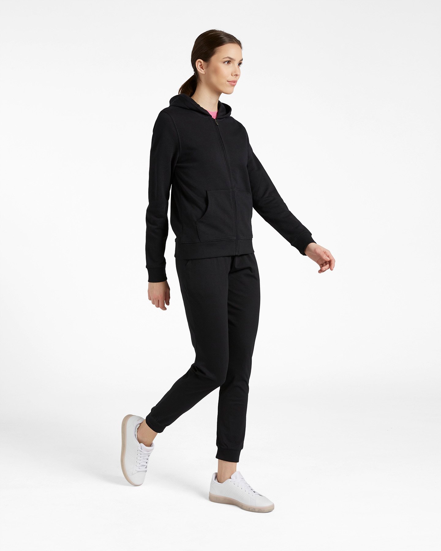 Felpa ABC BASIC W - Nero - 3 | Cisalfa Sport