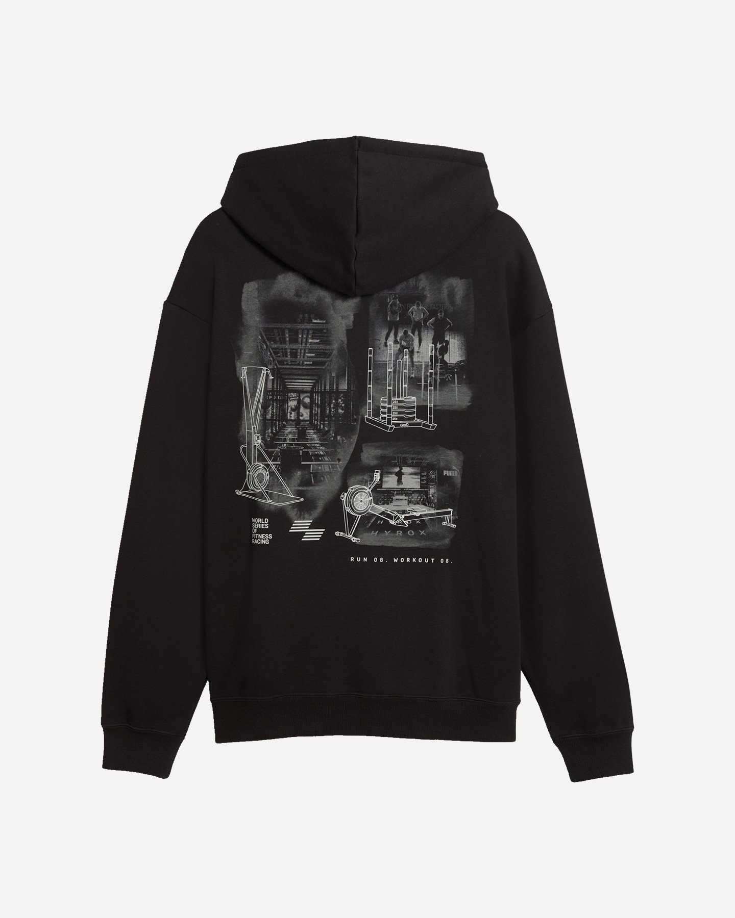 Felpa training PUMA HYROX GRAPHIC M - Nero - 1 | Cisalfa Sport