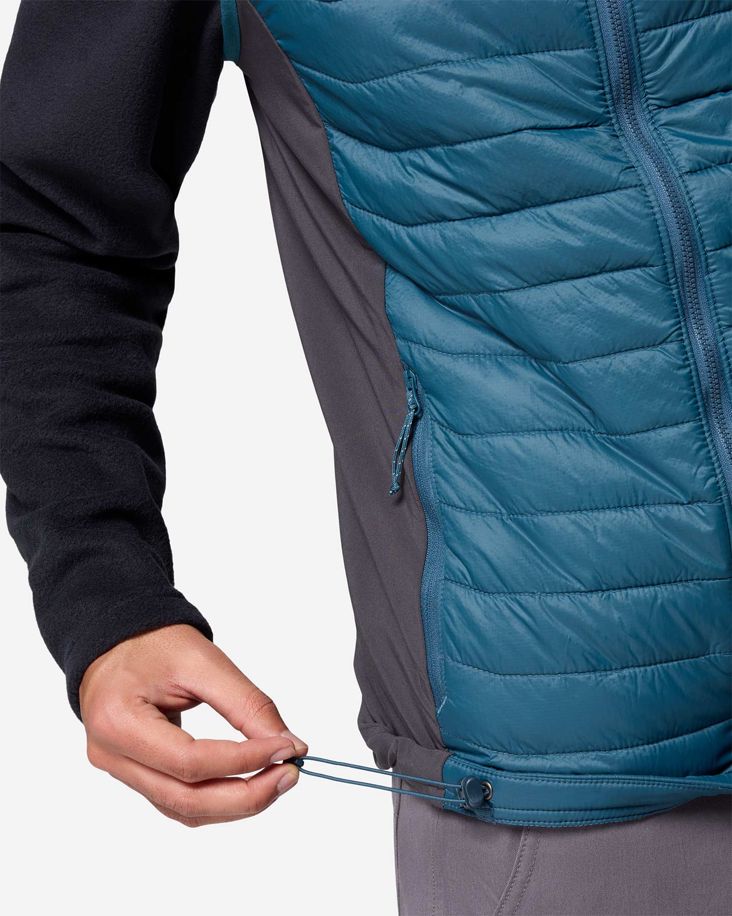 Gilet COLUMBIA POWDER PASS HYBRID M - Blu - 5 | Cisalfa Sport