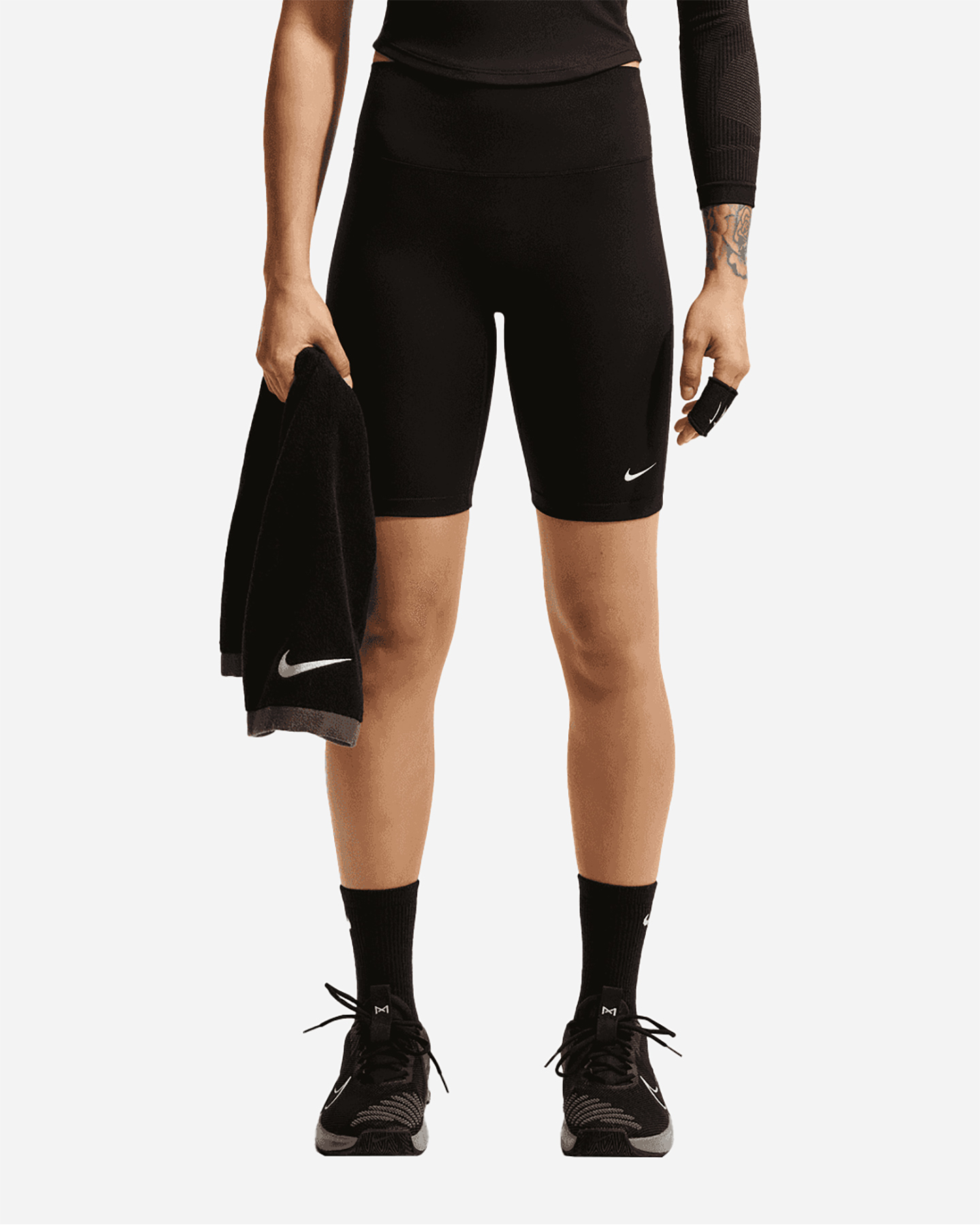 Short training NIKE ONE 8IN W - Nero - 0 | Cisalfa Sport