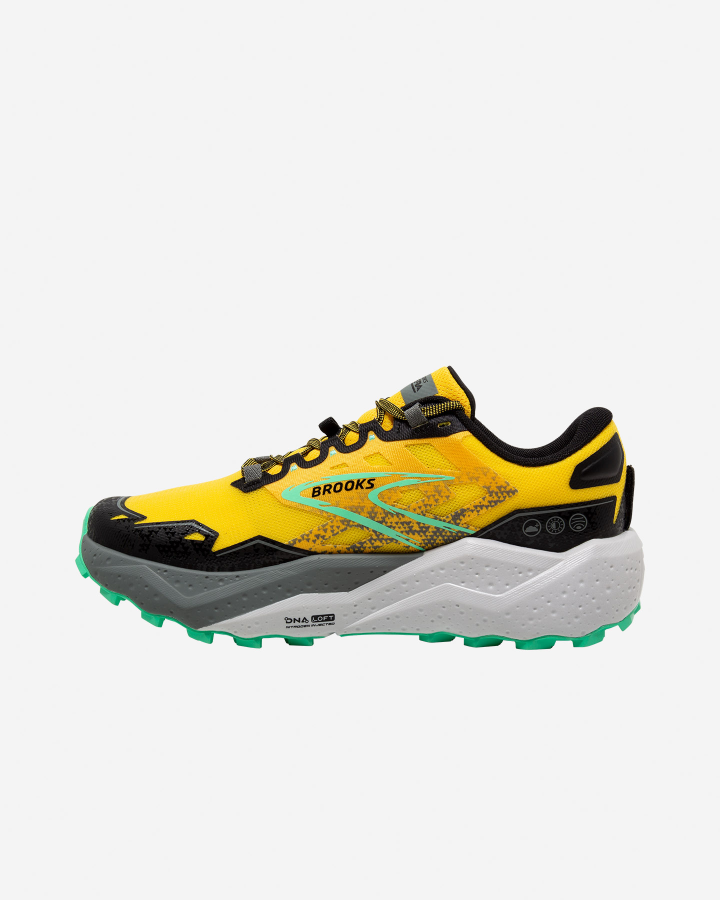 Scarpe trail BROOKS CALDERA 7 M - Giallo - 5 | Cisalfa Sport