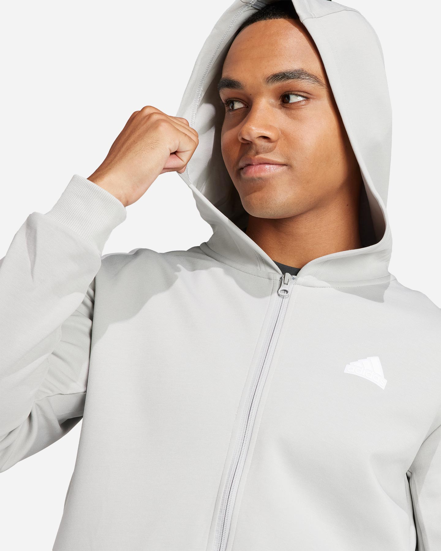 Felpa ADIDAS 3STRIPES M - Grigio - 4 | Cisalfa Sport