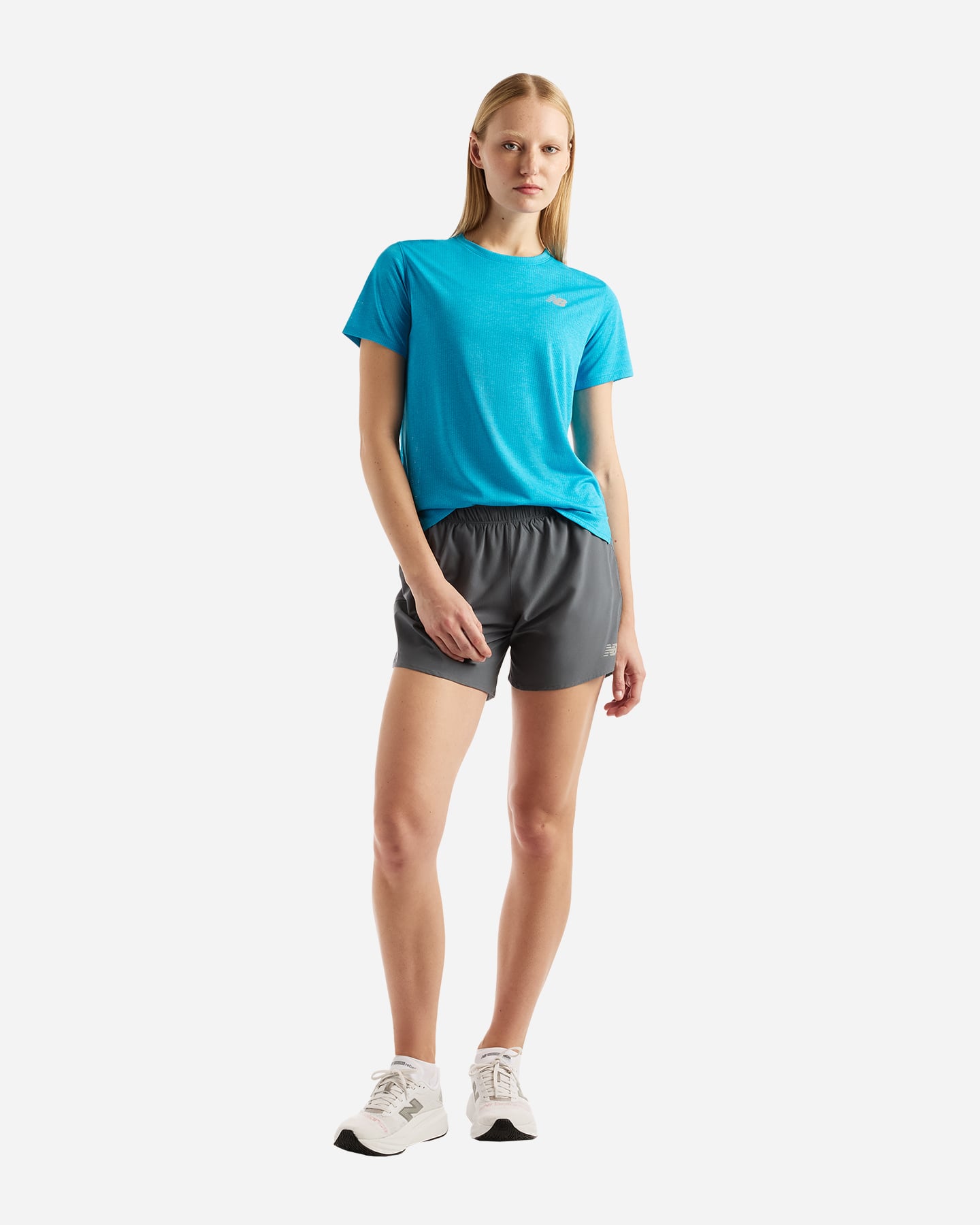 T-shirt running NEW BALANCE ATLETHICS W - Azzurro - 2 | Cisalfa Sport