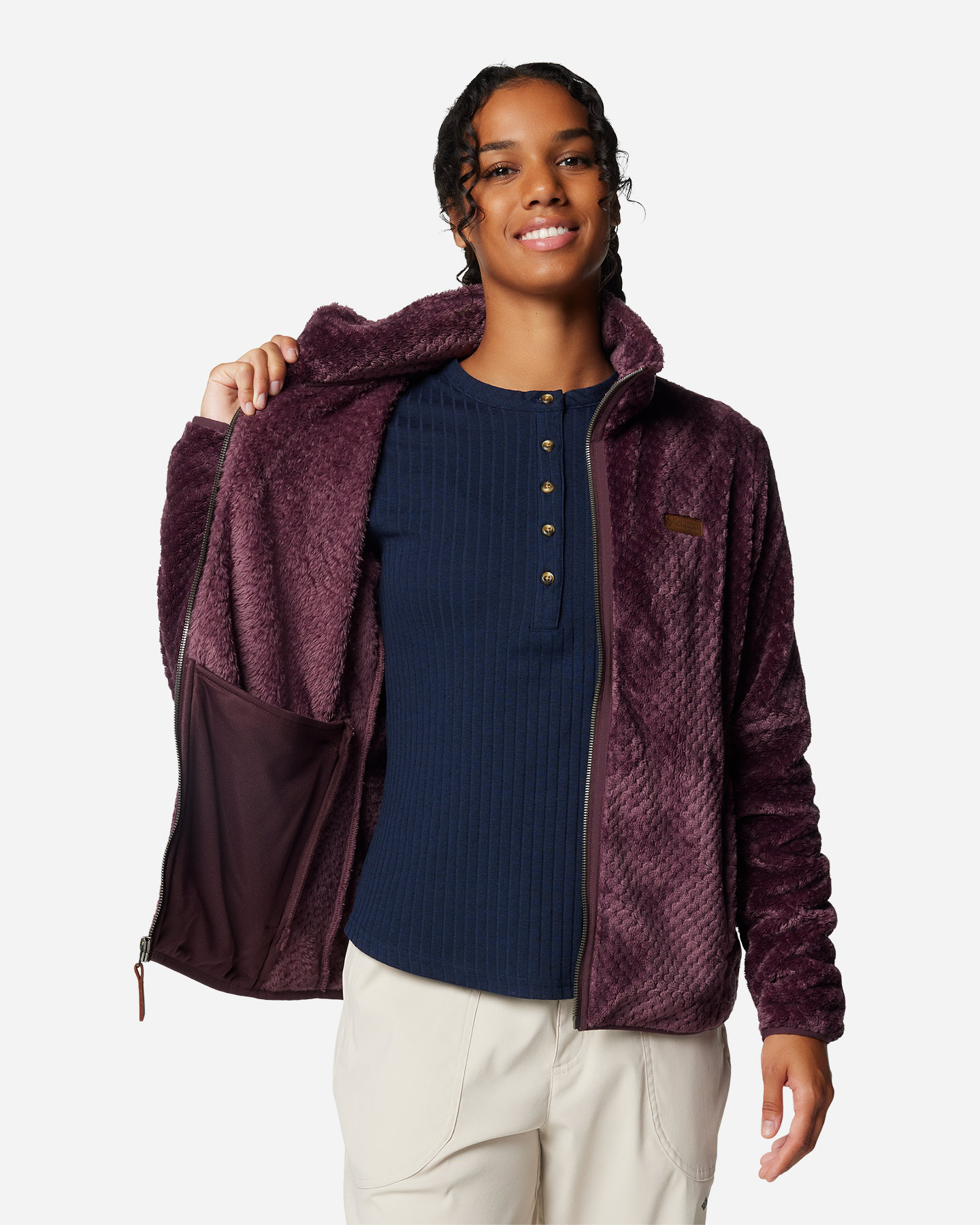 Pile COLUMBIA FIRE SIDE II W - Viola - 2 | Cisalfa Sport