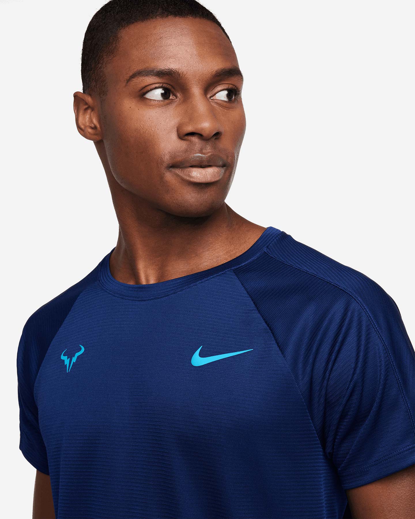 T-shirt tennis NIKE RAFA CHALLENGER M - Blu - 2 | Cisalfa Sport