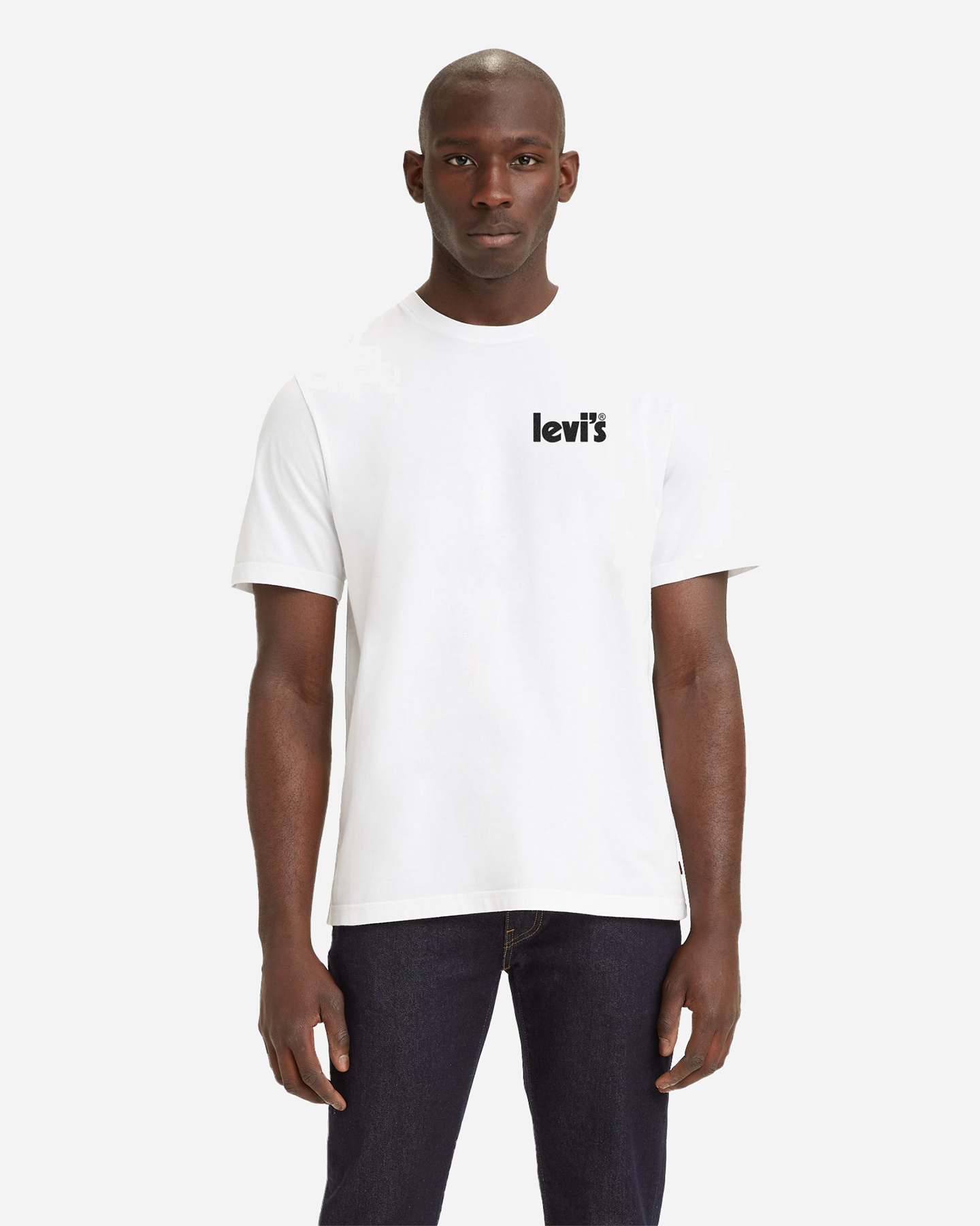 levi's relaxed small poster logo m - t-shirt - uomo