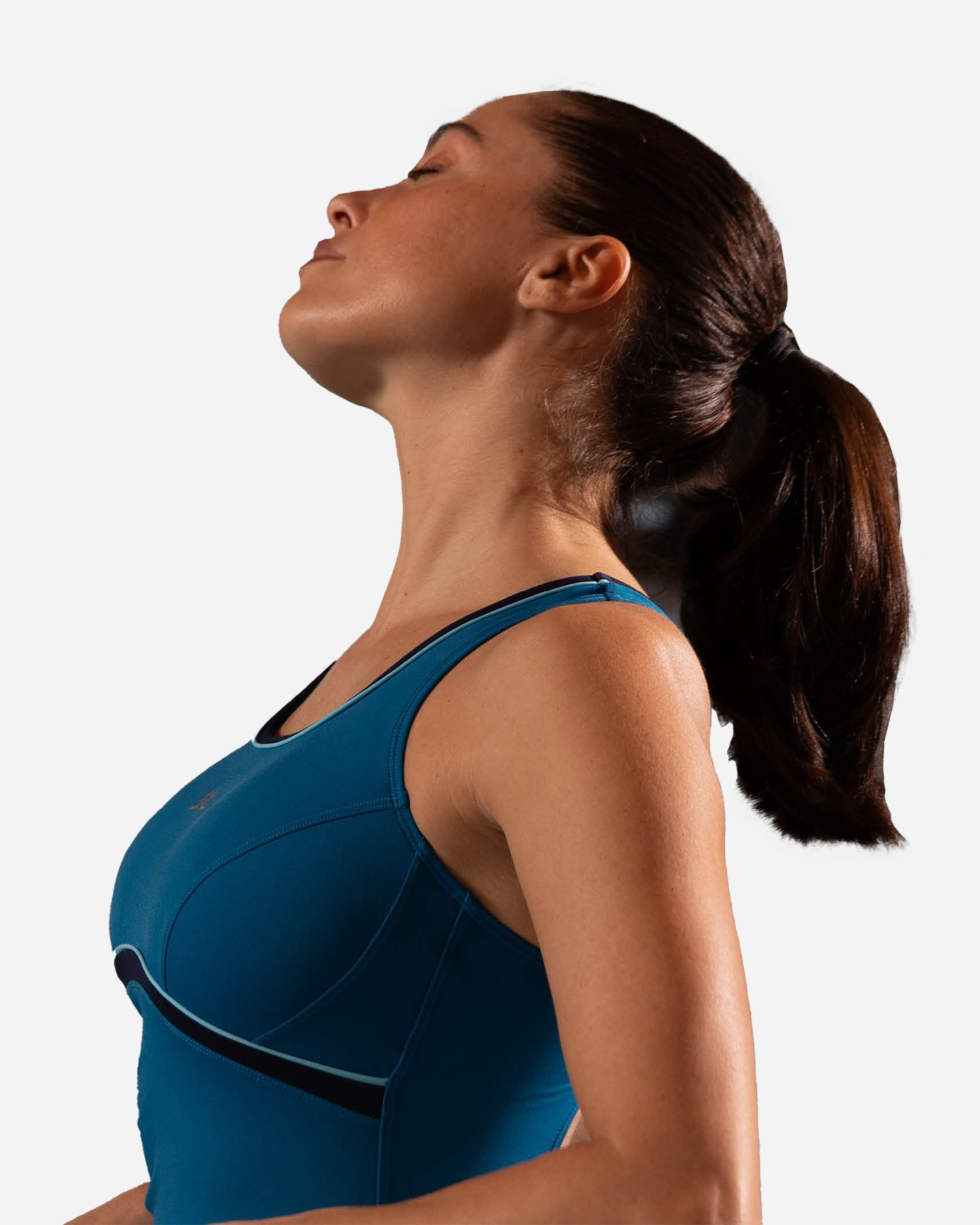 Costume piscina AQUARAPID AMELIA W - Blu - 4 | Cisalfa Sport