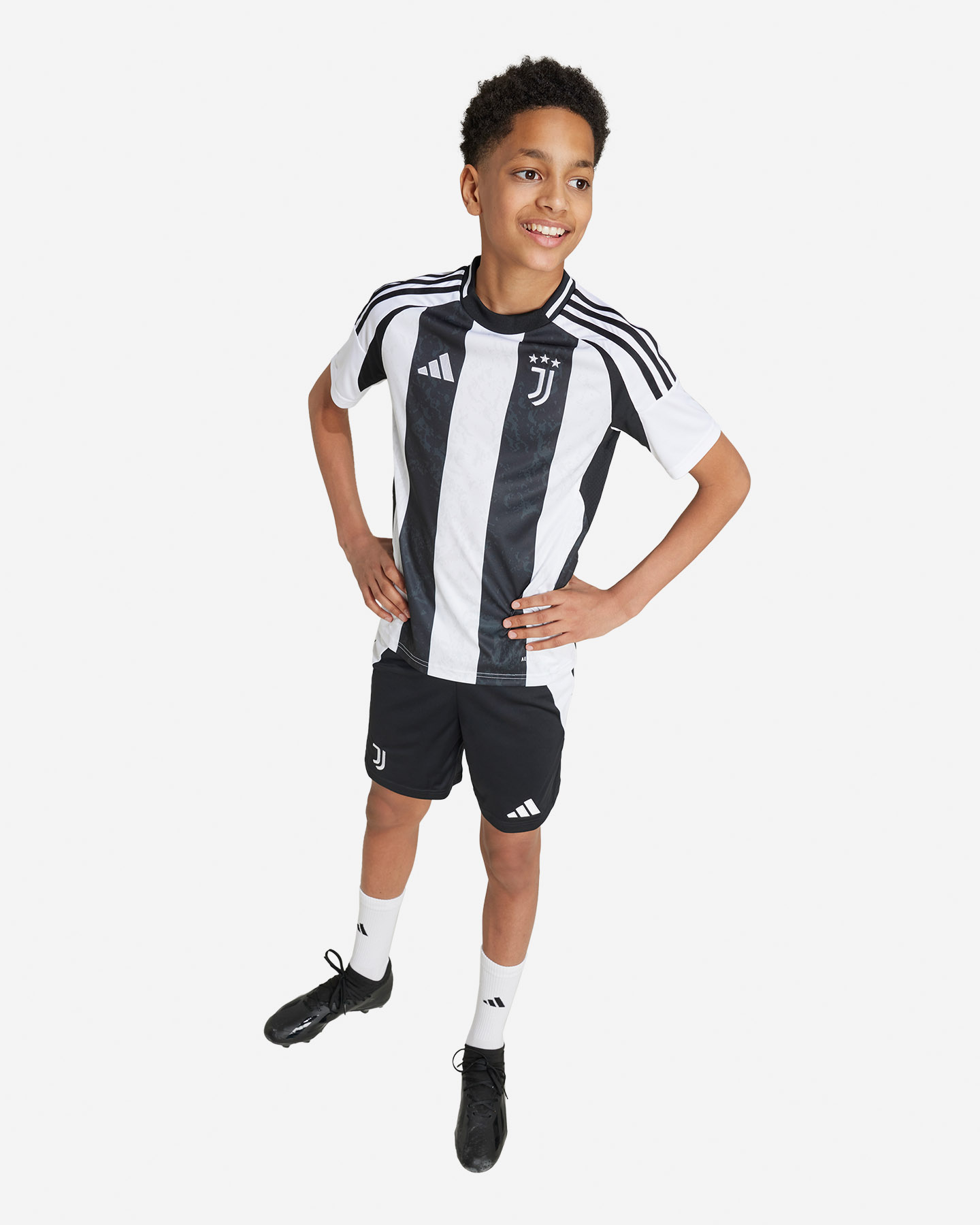 Pantaloncini calcio ufficiali ADIDAS JUVENTUS HOME 24-25 JR - Color mix - 3 | Cisalfa Sport