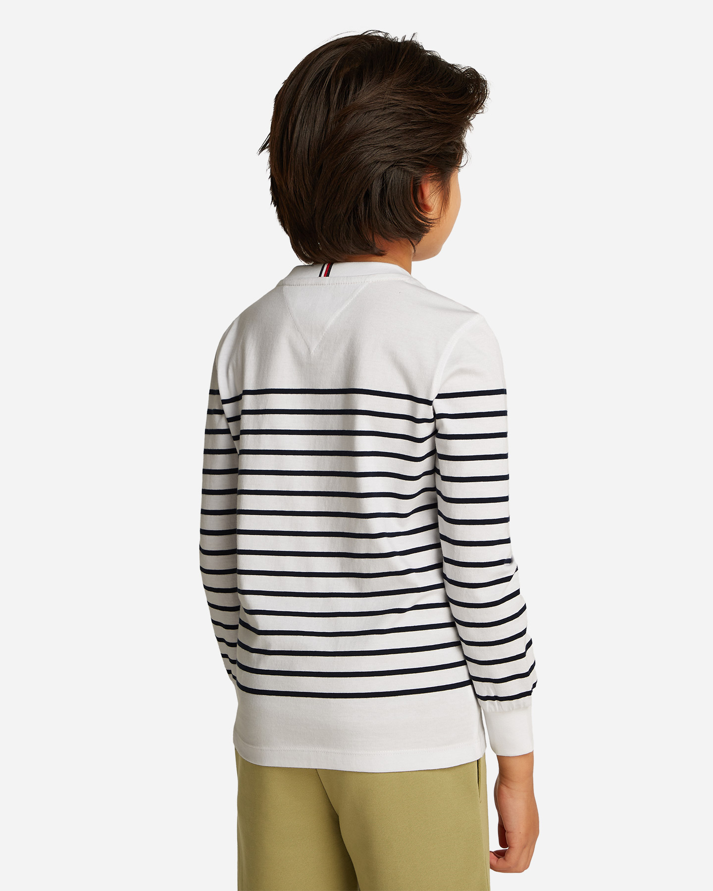 T-shirt TOMMY HILFIGER STRIPED JR - Bianco - 3 | Cisalfa Sport