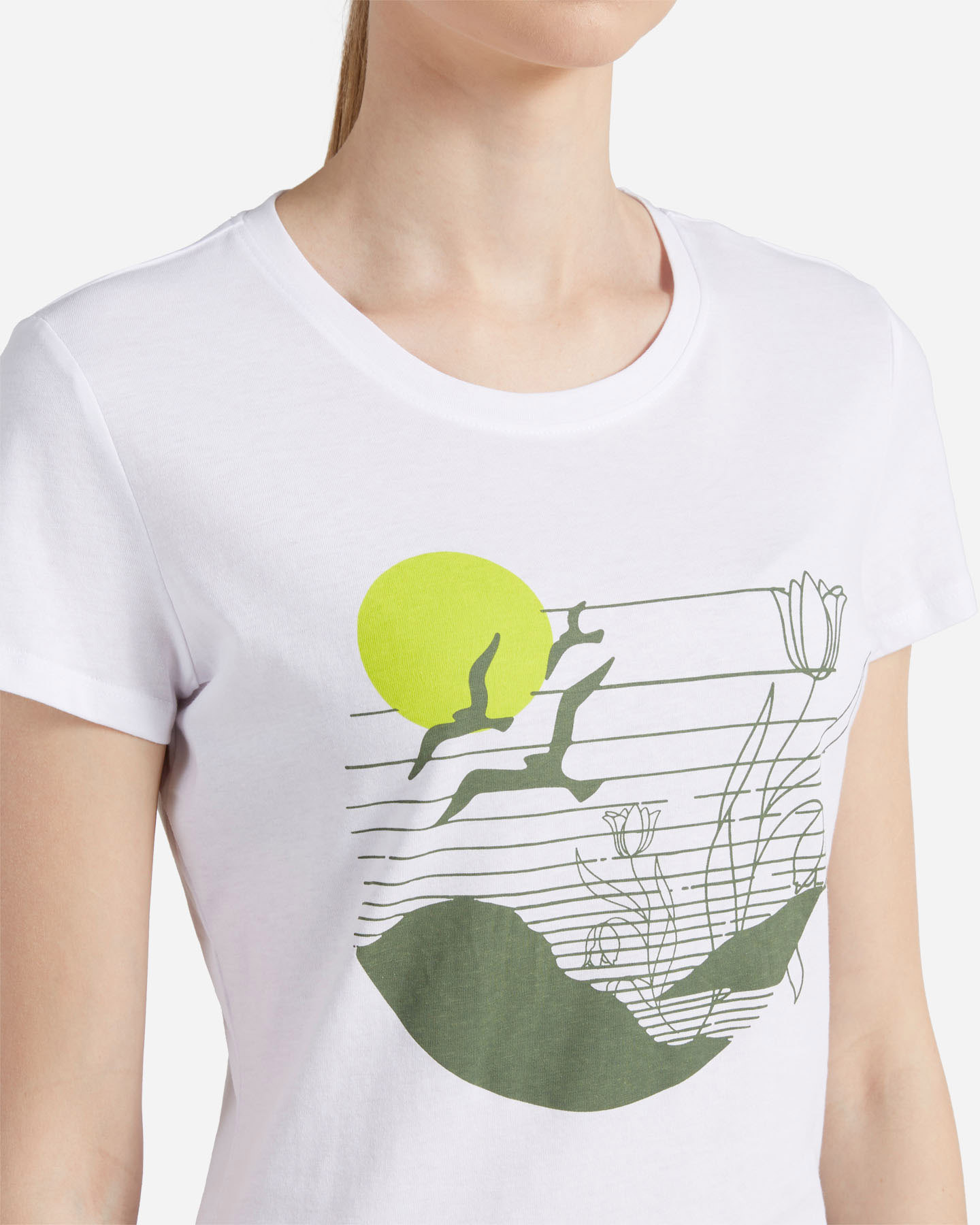 T-shirt 8848 MOUNTAIN ESSENTIAL W - Bianco - 4 | Cisalfa Sport