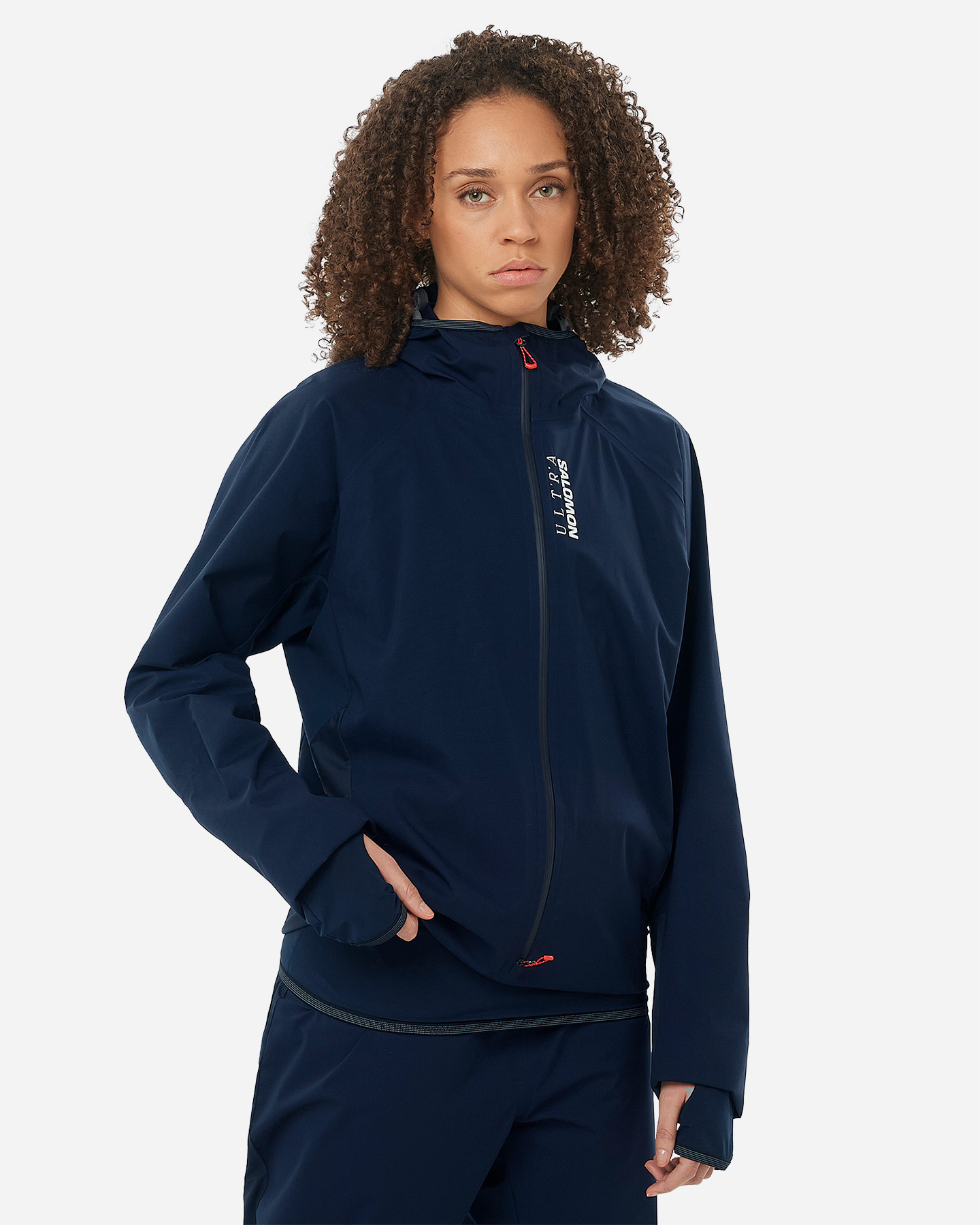 Giacca running SALOMON S-LAB ULTRA HYBRID M - Blu - 0 | Cisalfa Sport