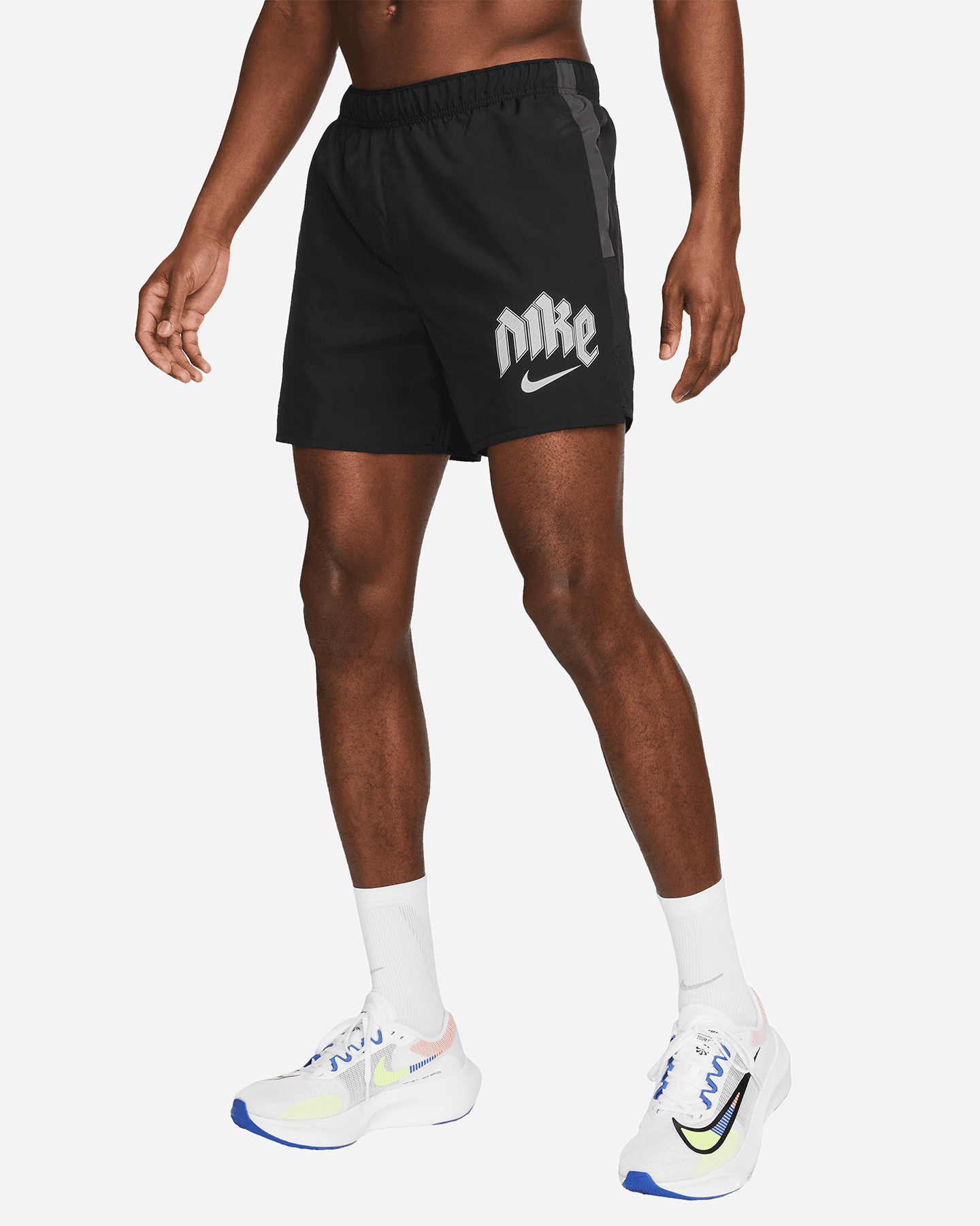 Short running NIKE DRI FIT RUN DVN CHALLENGER 5BF M - Nero - 0 | Cisalfa Sport