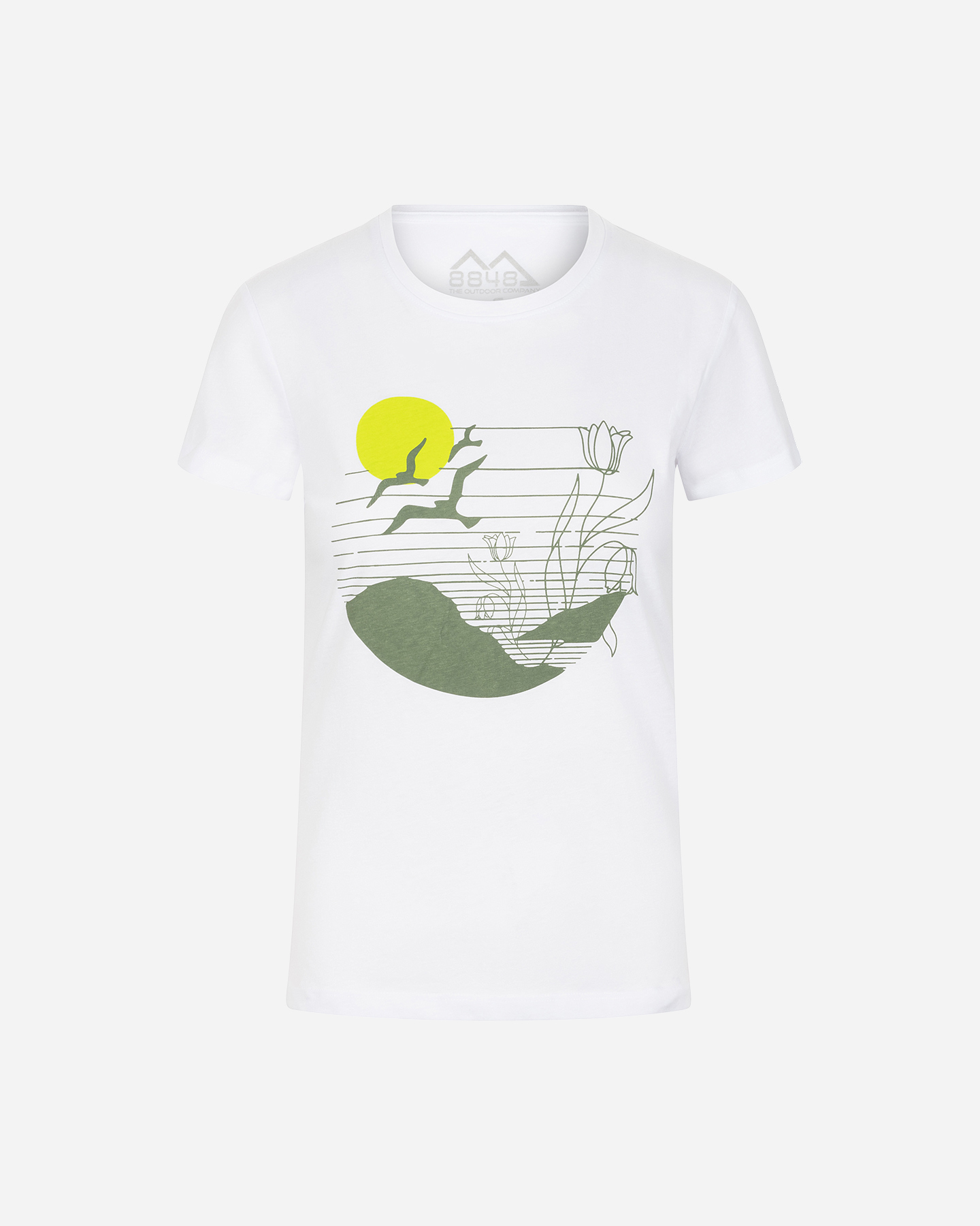 T-shirt 8848 MOUNTAIN ESSENTIAL W - Bianco - 0 | Cisalfa Sport