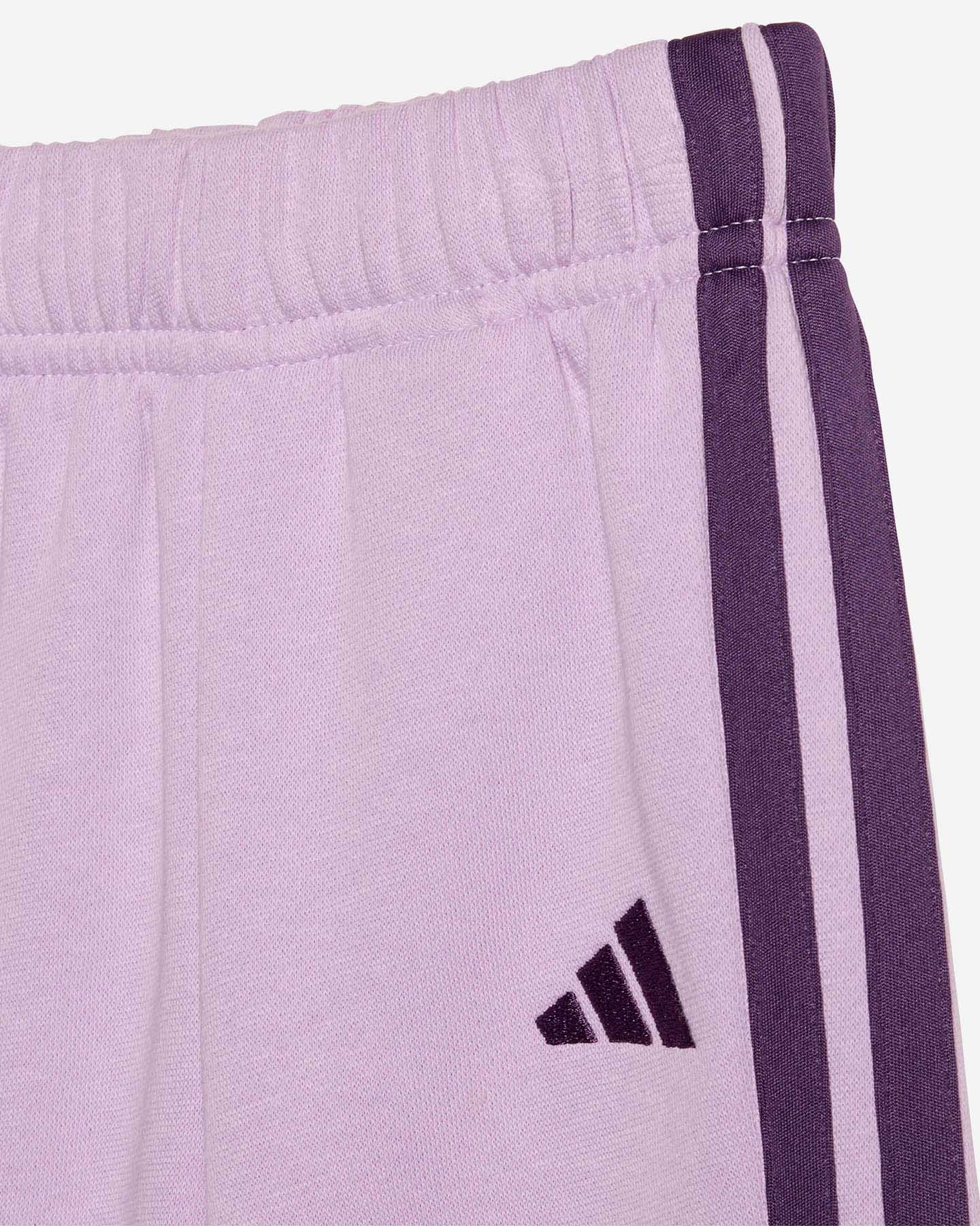 Tuta ADIDAS INFANT 3STRIPES JR - Viola - 3 | Cisalfa Sport