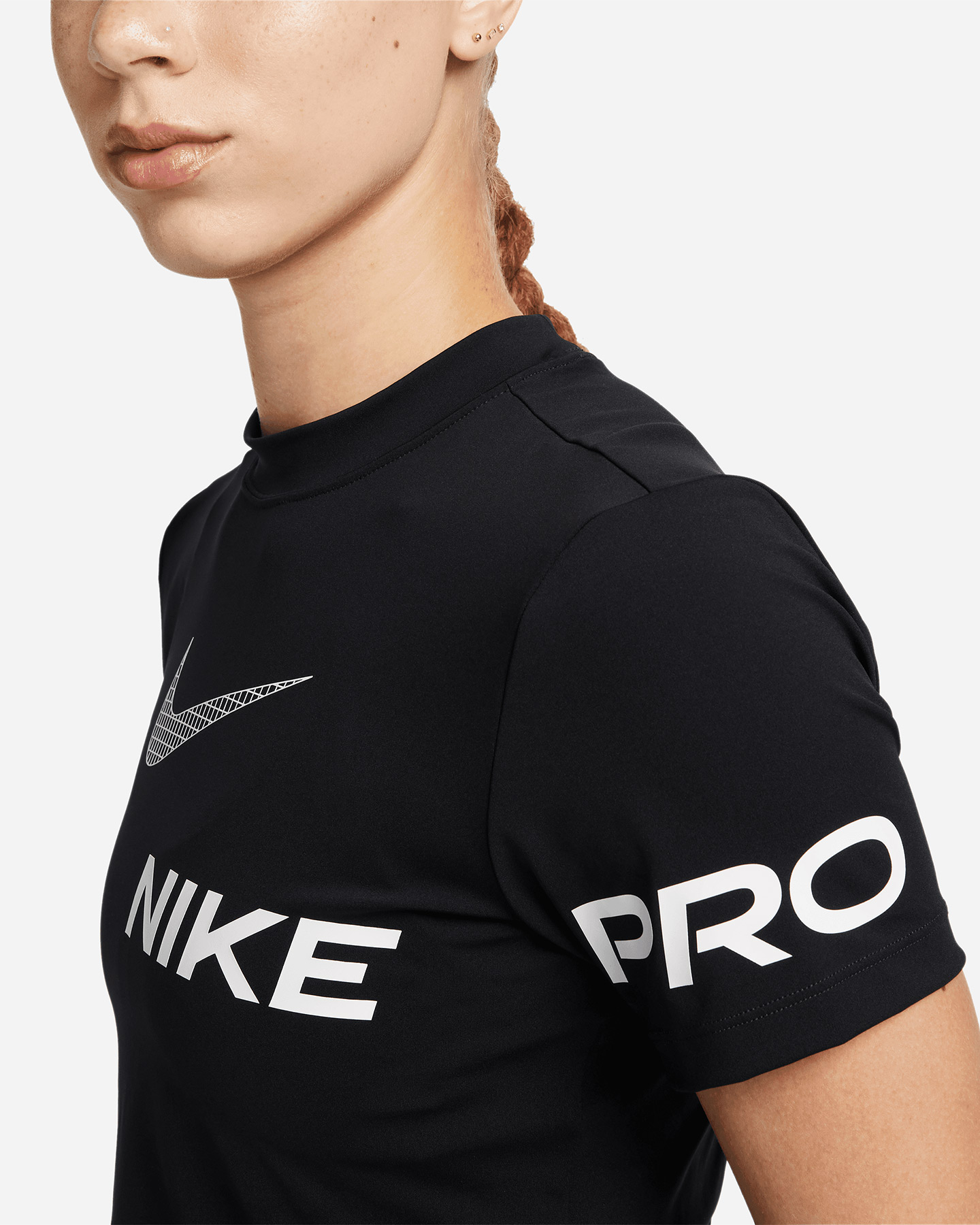 T-shirt training NIKE DRI FIT PRO W - Nero - 2 | Cisalfa Sport
