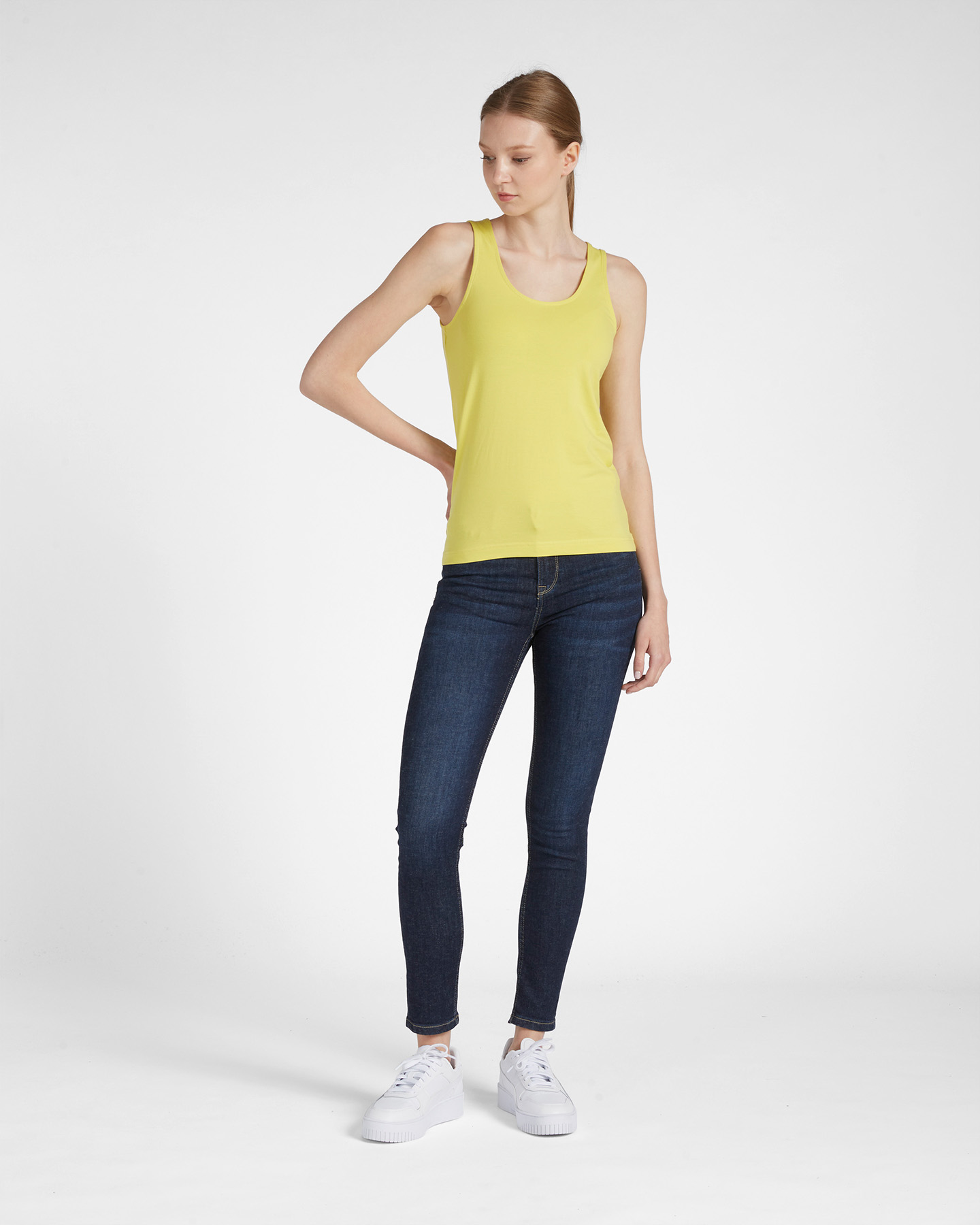 Canotta DACK'S BASIC COLLECTION W - Giallo - 1 | Cisalfa Sport