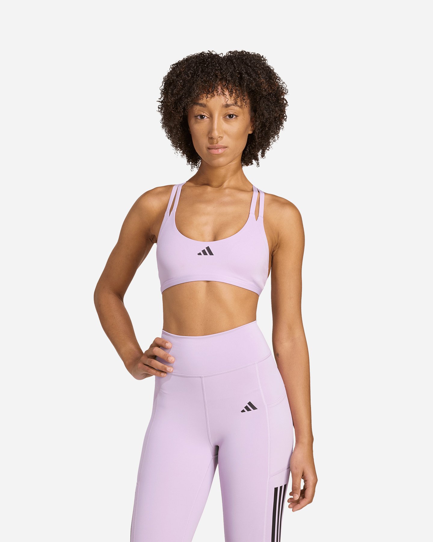 Bra training ADIDAS AERIM W - Lilla - 2 | Cisalfa Sport