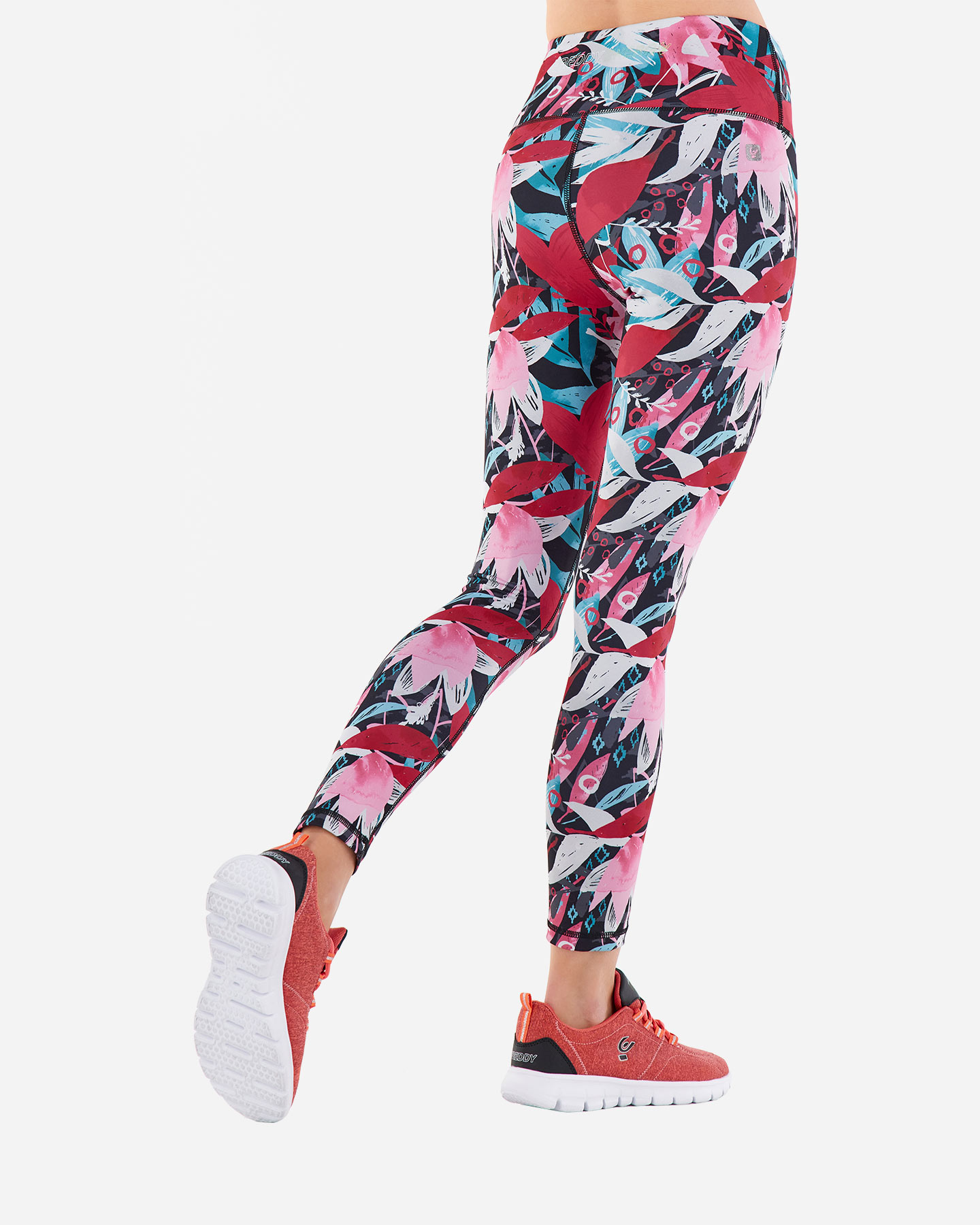 Leggings FREDDY POLY 7/8 ENERGY AOP FLOWERS W - Color mix - 3 | Cisalfa Sport