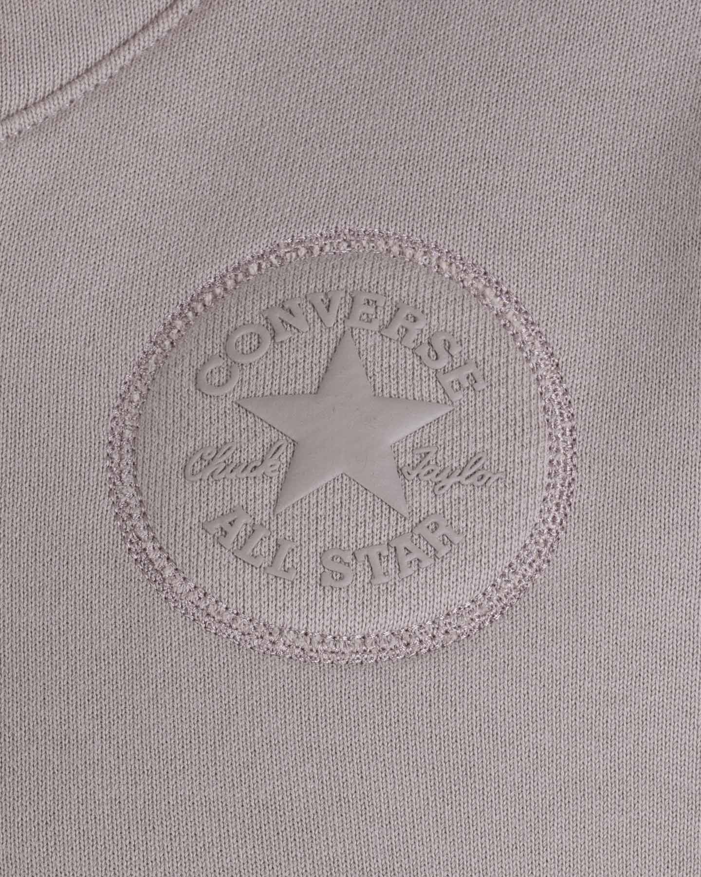 Felpa CONVERSE CLASSIC W - Beige - 2 | Cisalfa Sport