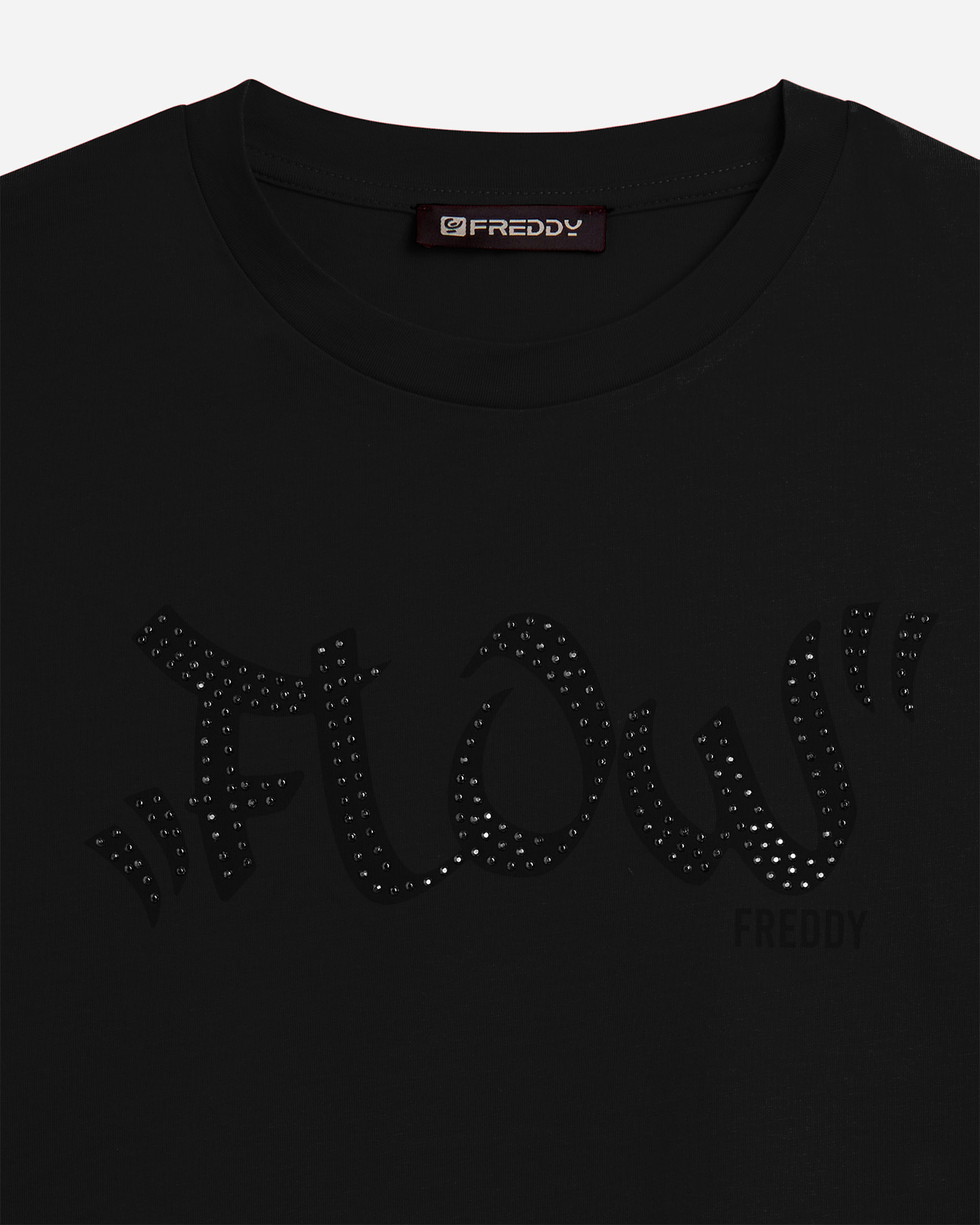 T-shirt FREDDY CROP URBAN BORCHIE W - Nero - 2 | Cisalfa Sport