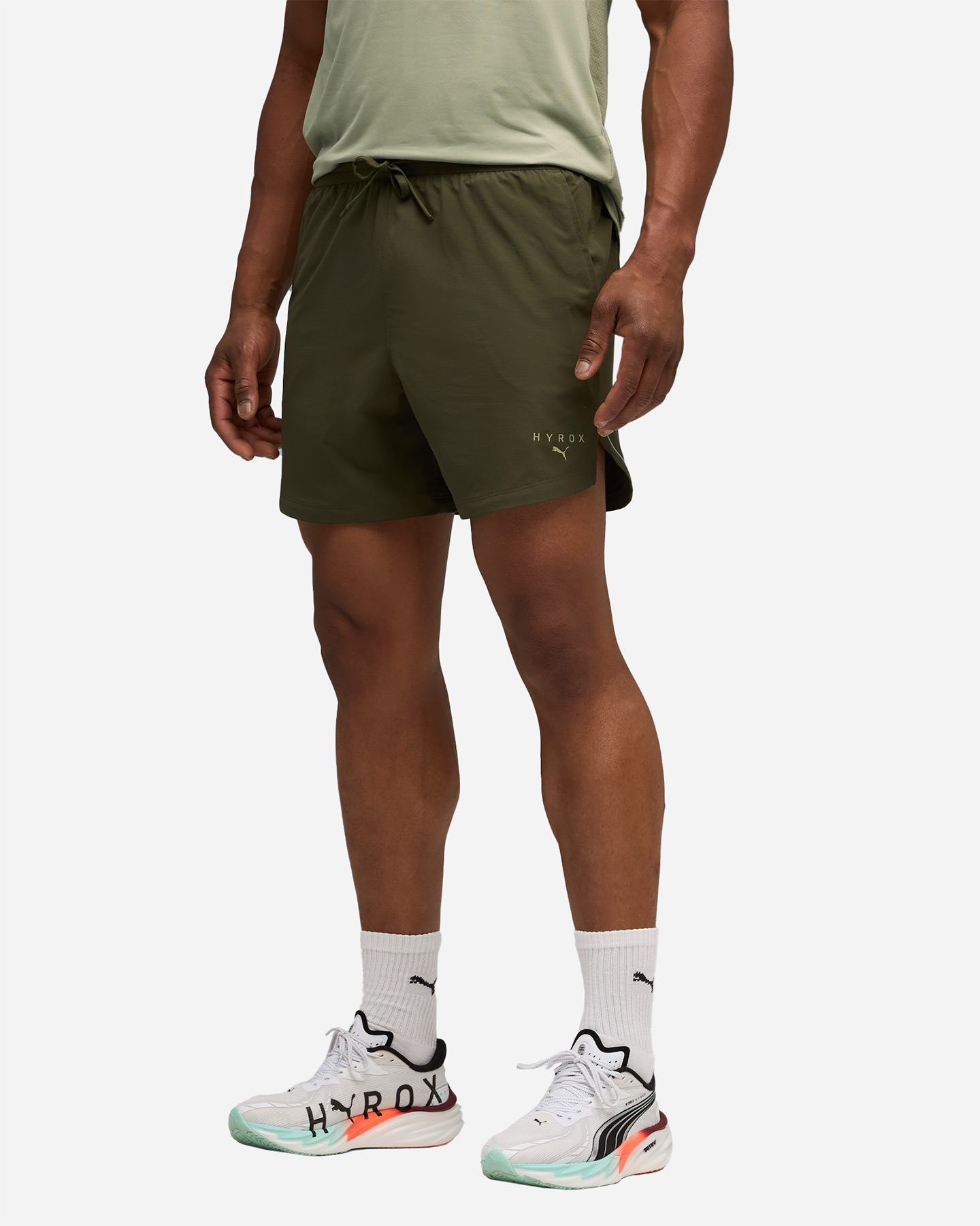 Pantalone training PUMA HYROX ULTRAWAVE M - Verde - 2 | Cisalfa Sport