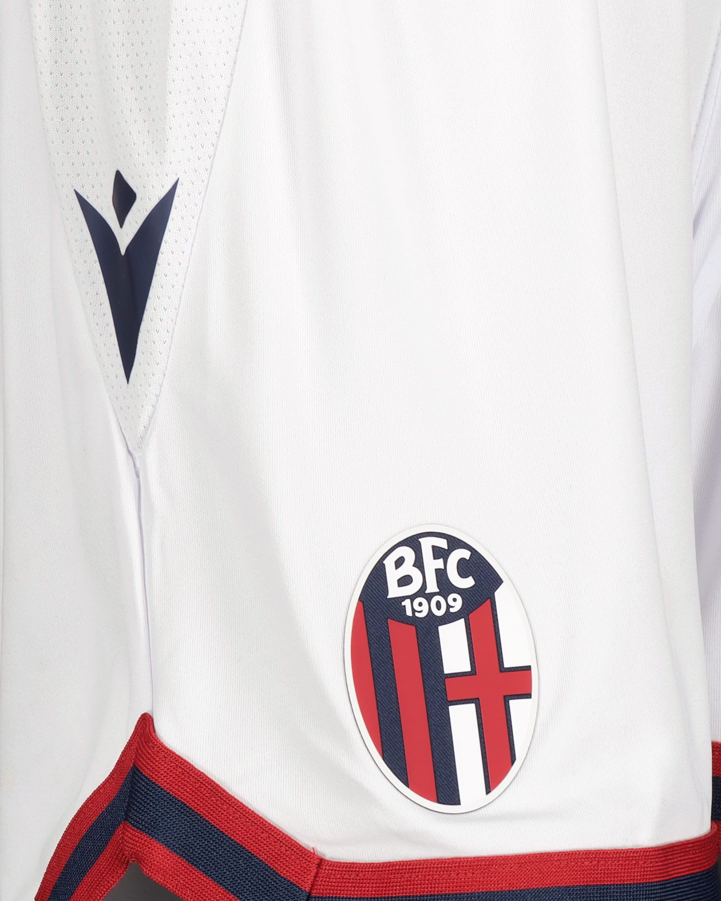 Pantaloncini calcio ufficiali MACRON BOLOGNA HOME 22-23 JR - 3 | Cisalfa Sport