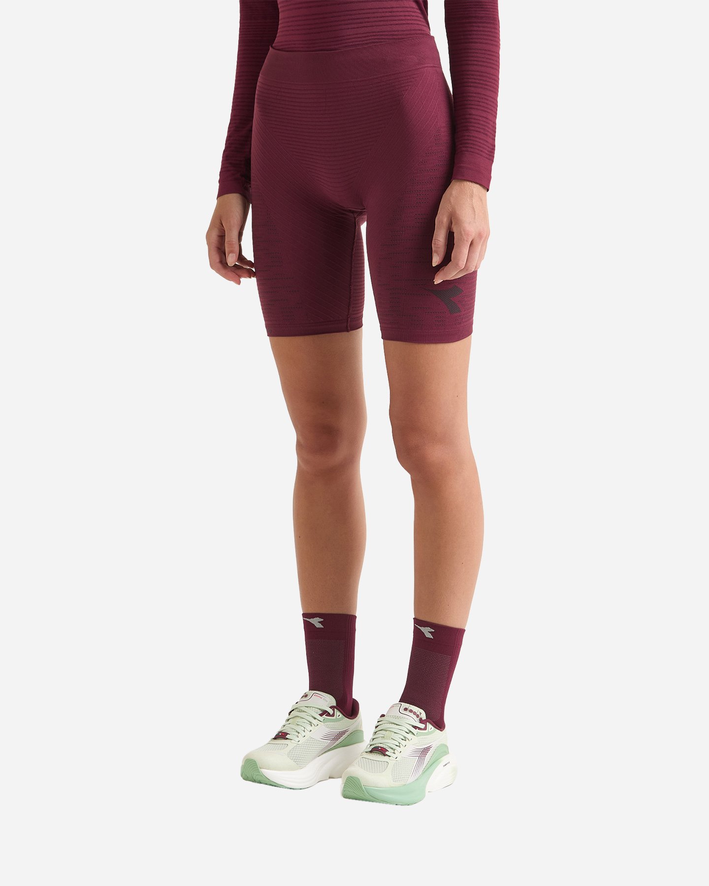 Short running DIADORA STRATOUNO W - Rosso - 1 | Cisalfa Sport