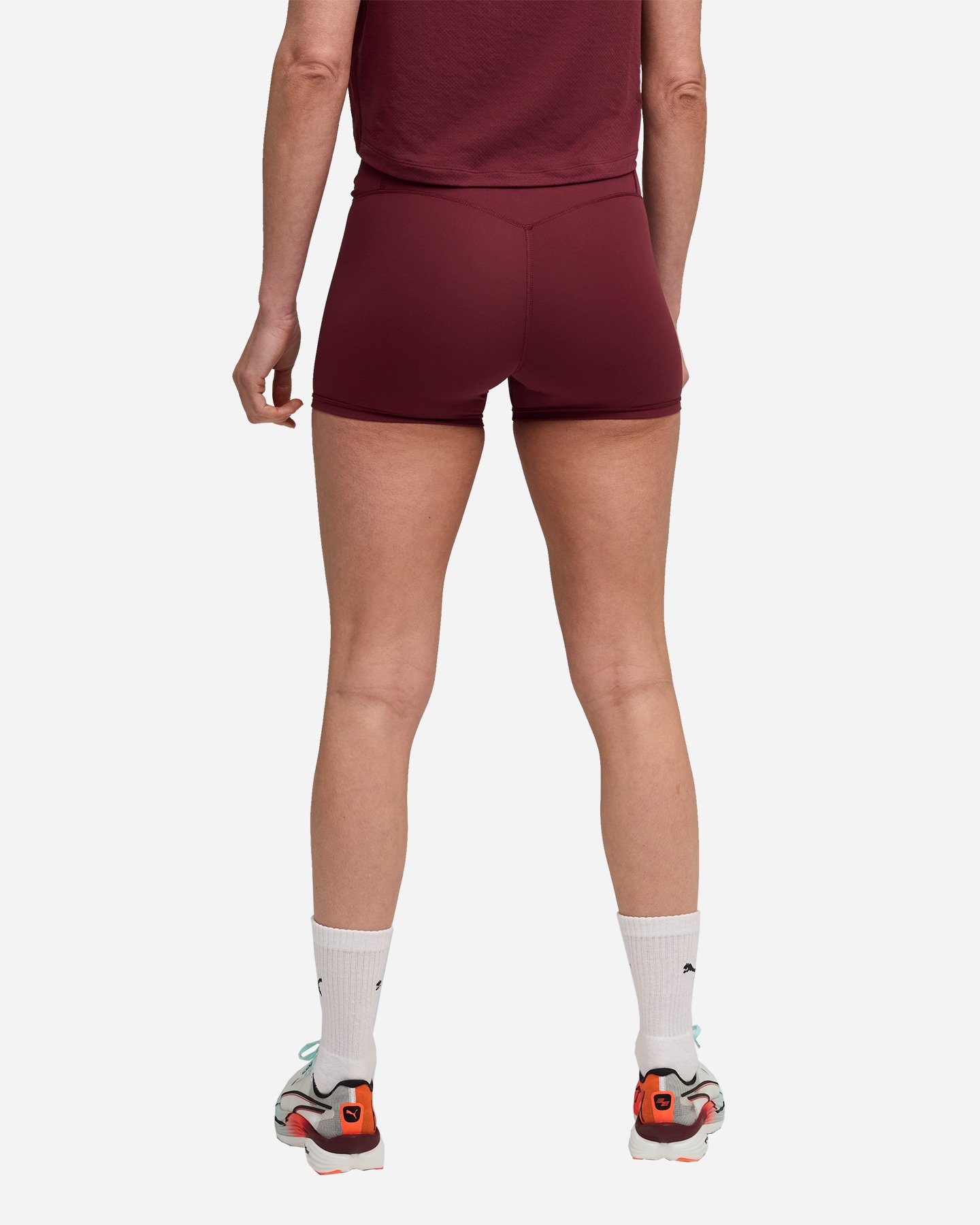 Short training PUMA HYROX SHAPELUXE W - Rosso - 3 | Cisalfa Sport
