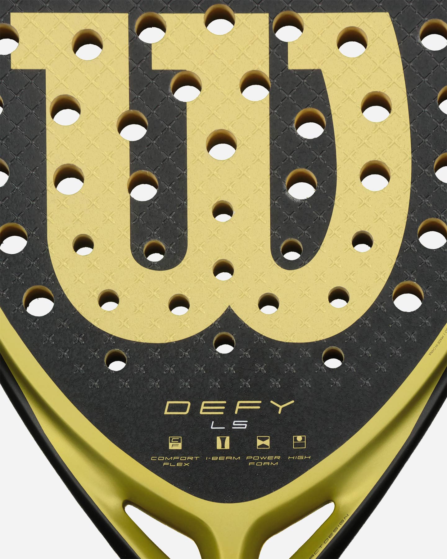 Racchetta padel intermedia WILSON DEFY LS V1 PADEL  - Nero - 3 | Cisalfa Sport