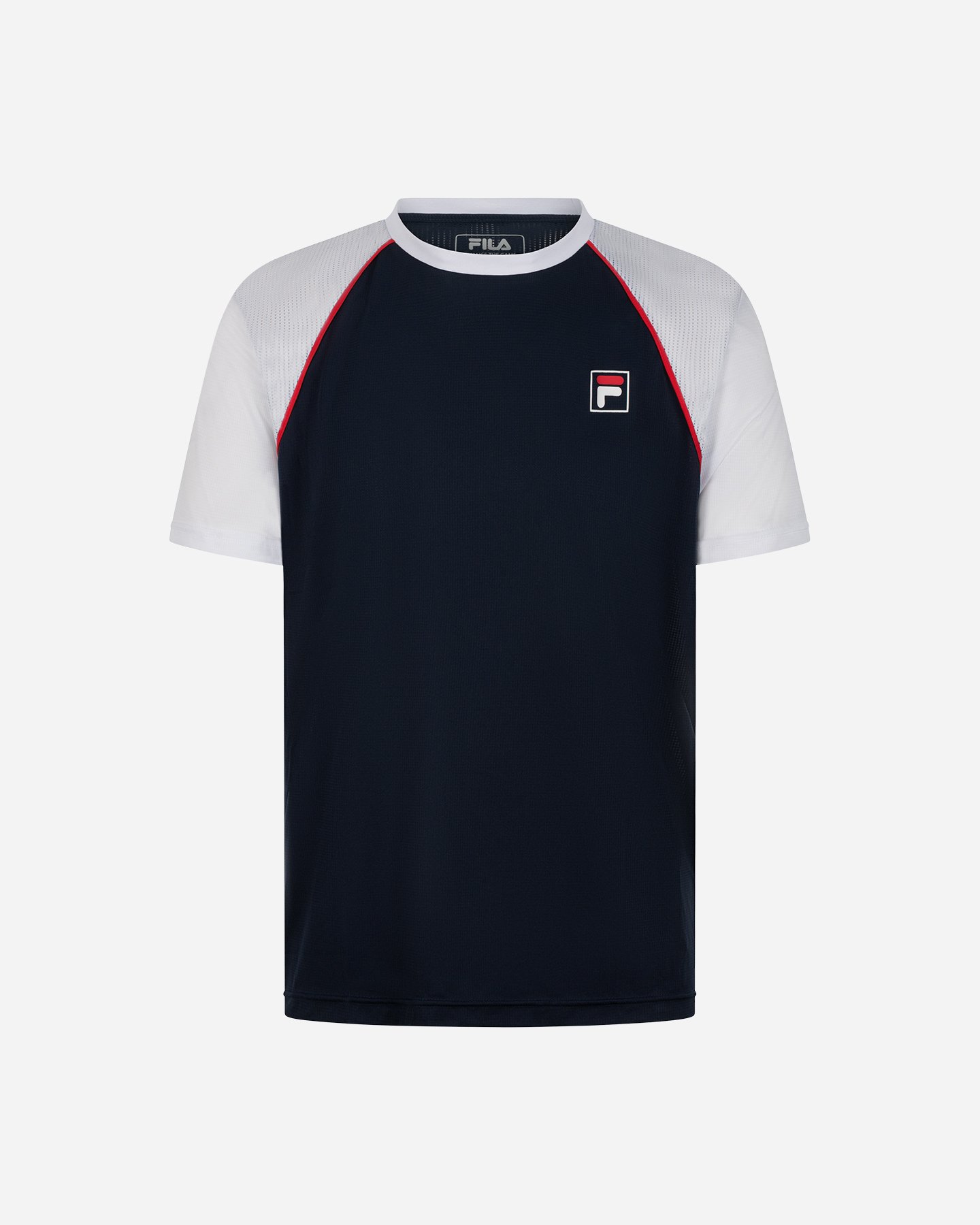 T-shirt tennis FILA COURT LINE M - Blu - 0 | Cisalfa Sport
