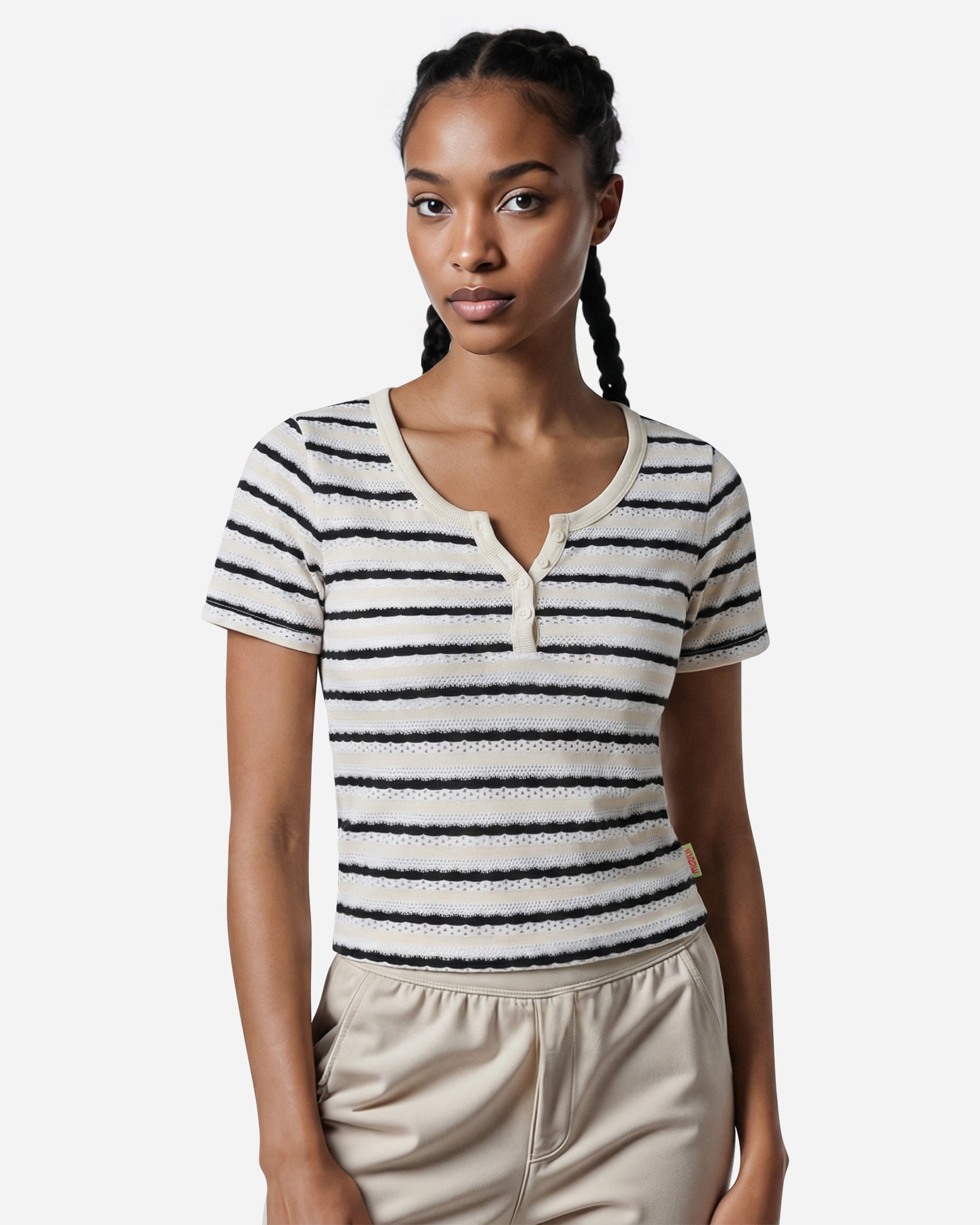 T-shirt MISTRAL ETNIC COLLECTION W - Bianco - 2 | Cisalfa Sport