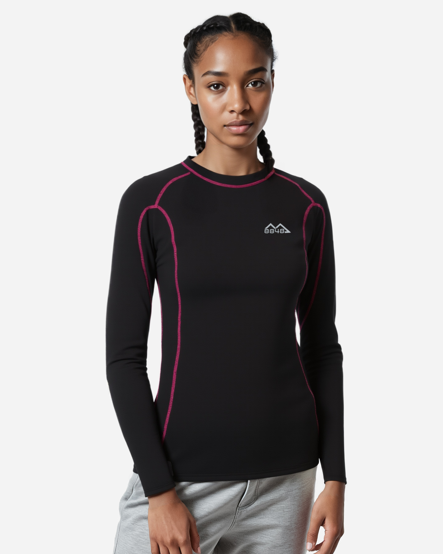 Maglia intimo tecnico 8848 MOUNTAIN ESSENTIAL W - Nero - 2 | Cisalfa Sport