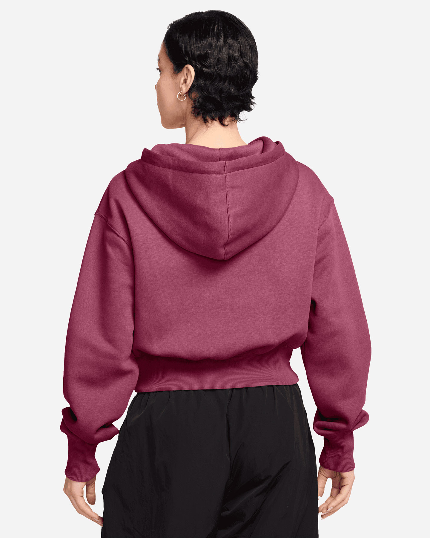 Felpa NIKE CROP PHOENIX W - Rosso - 1 | Cisalfa Sport
